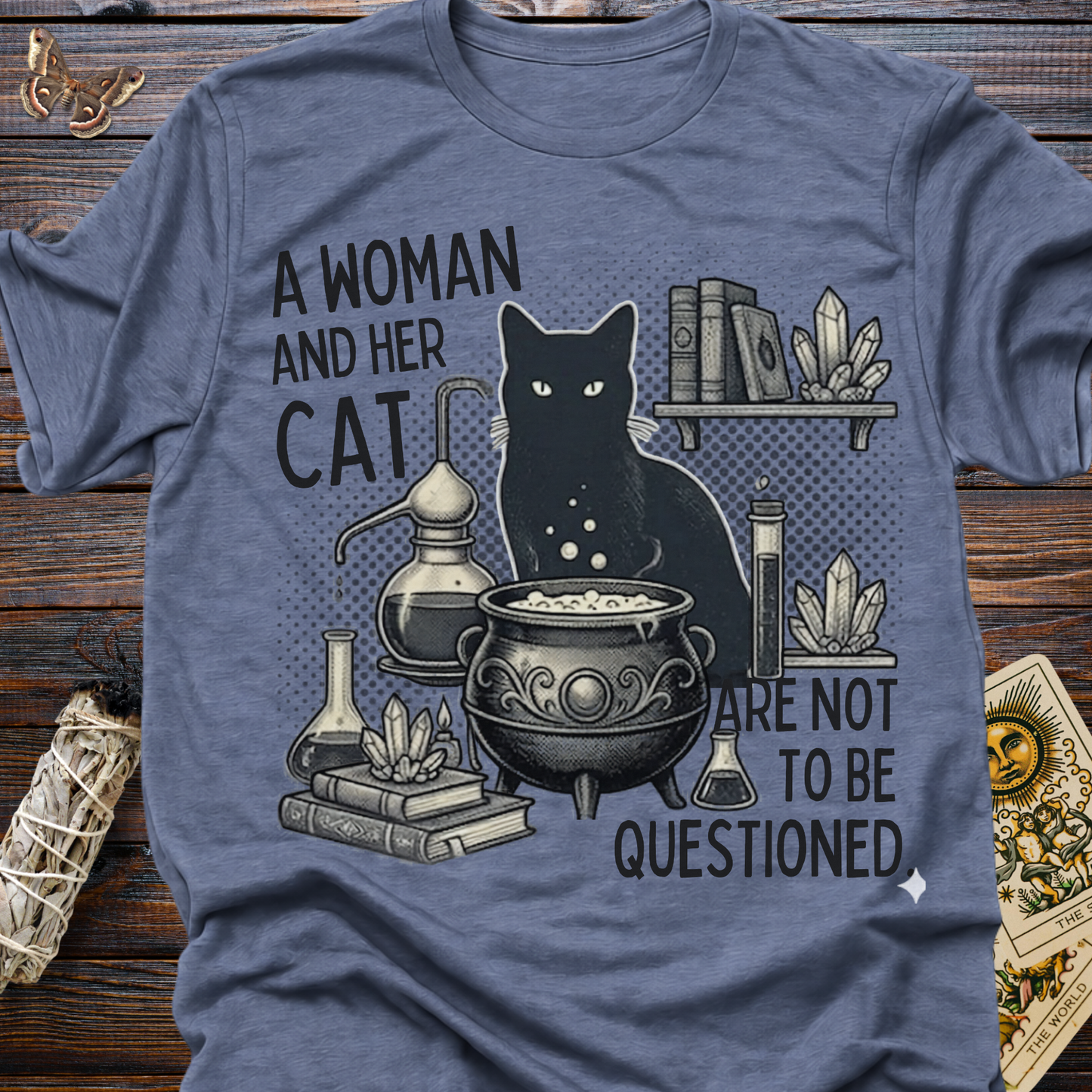A Woman and Her Cat Are Not to be Questioned