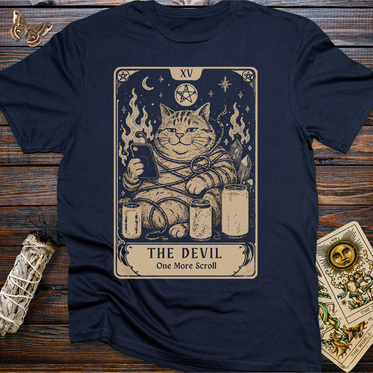 The Devil Tarot Card One More Scroll