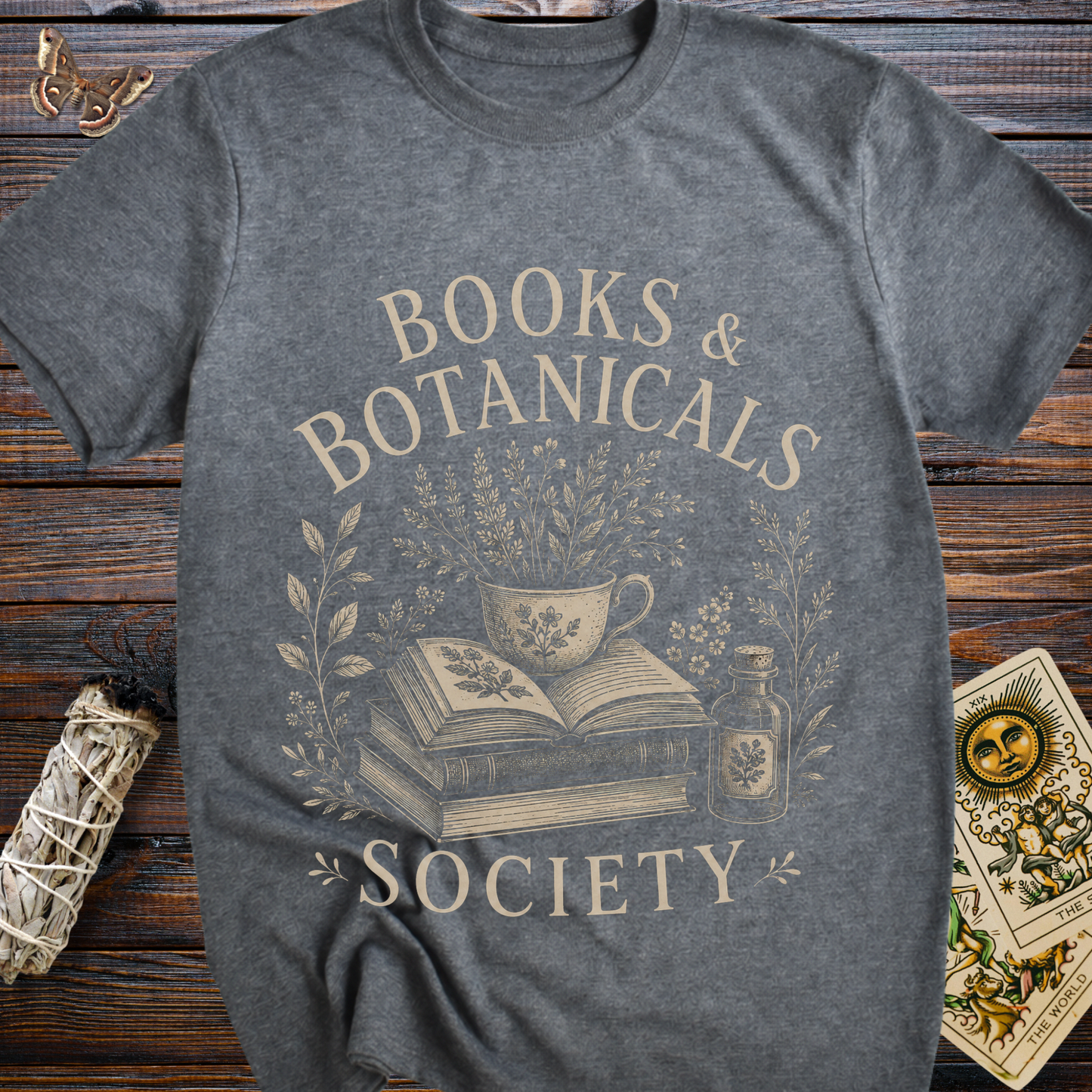 Books & Botanicals Society T-Shirt