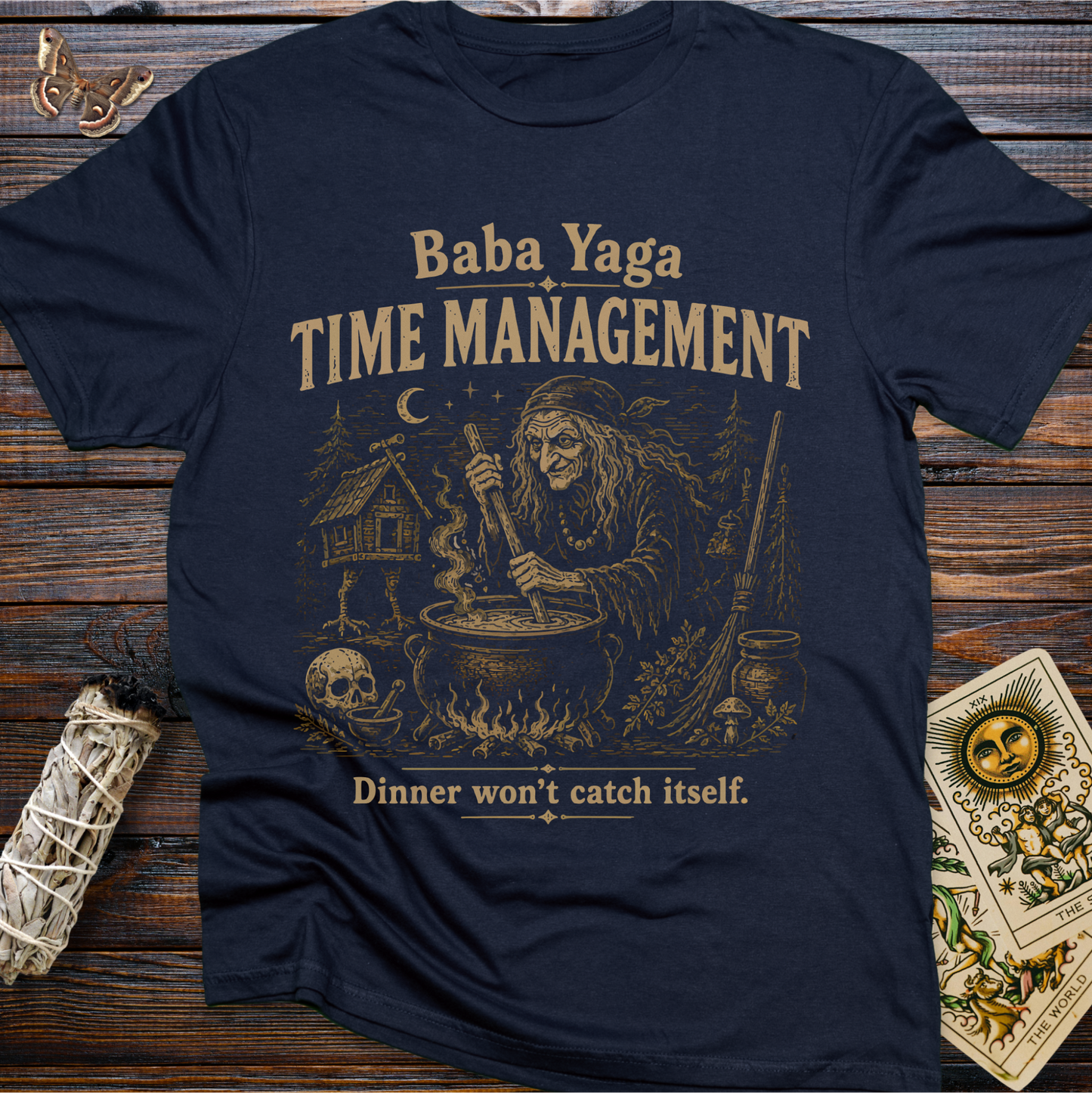 Baba Yaga Time Management T-Shirt