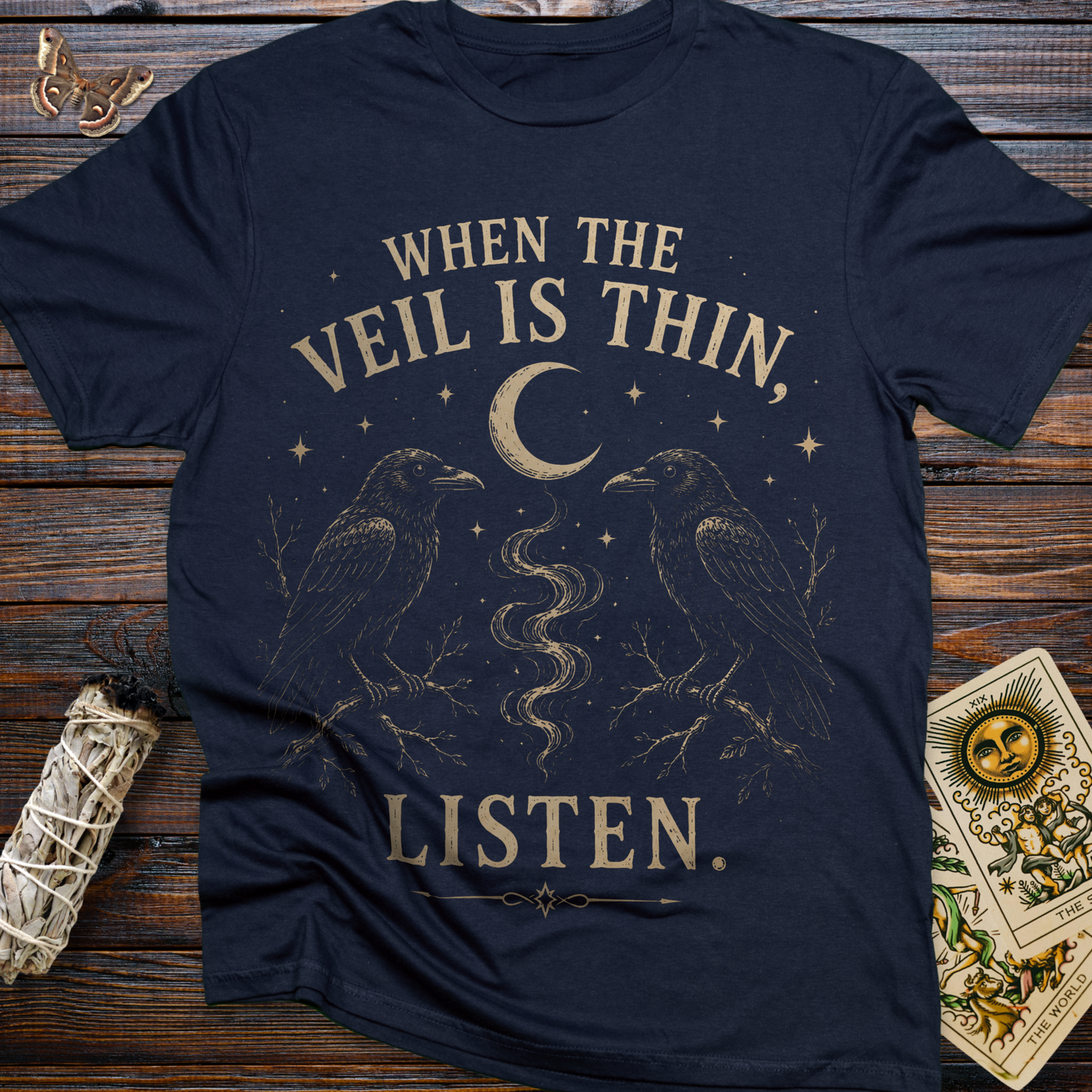 When the Veil is Thin Listen T-Shirt