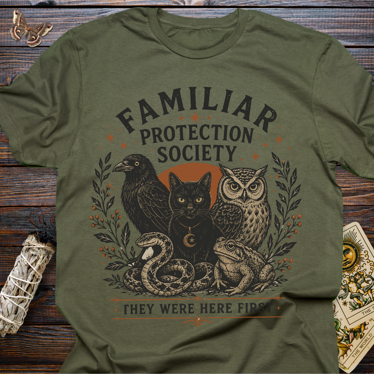 Familiar Protection Society: They Were Here First T-Shirt