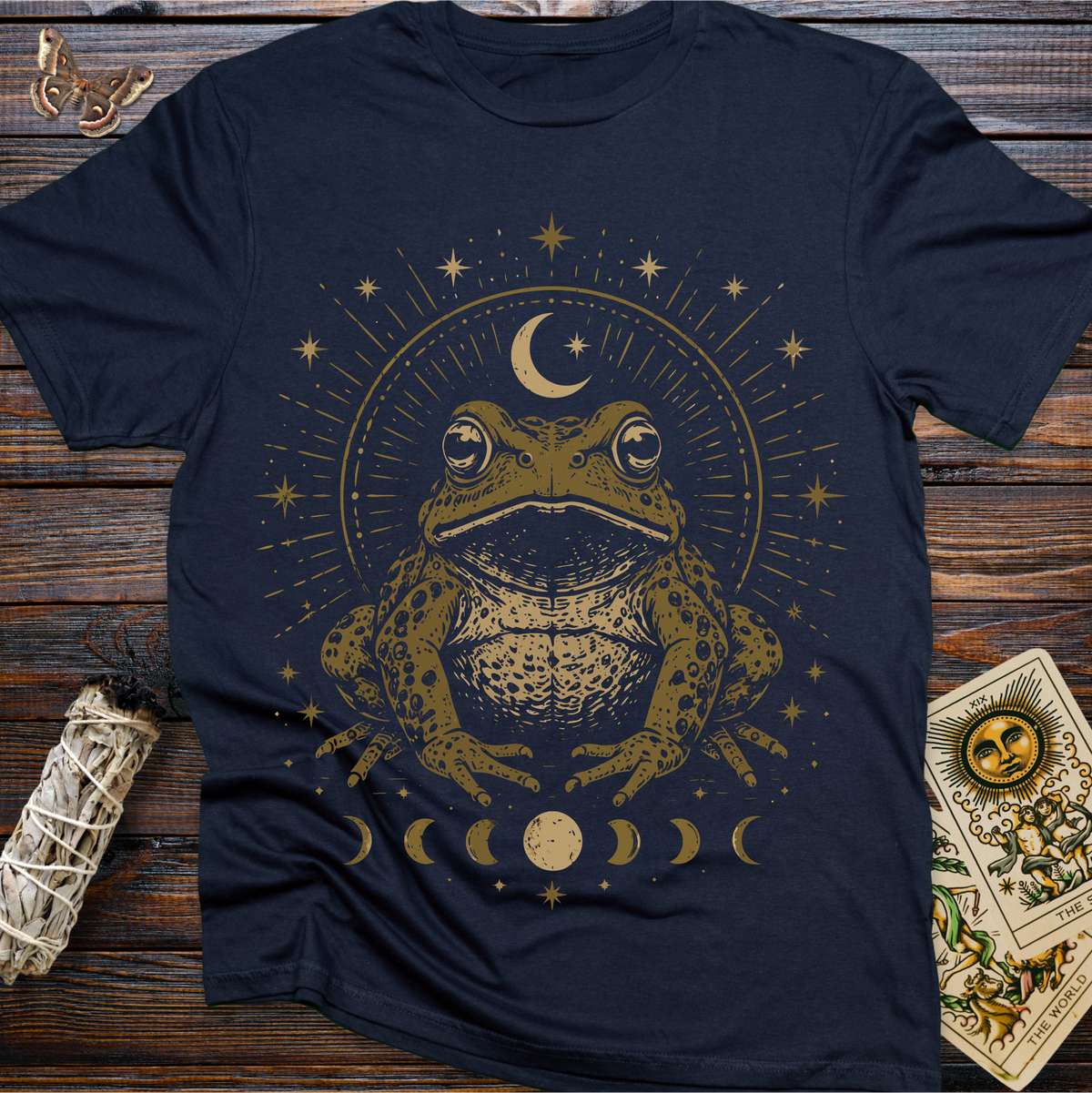Stillness Before the Leap Toad T-Shirt