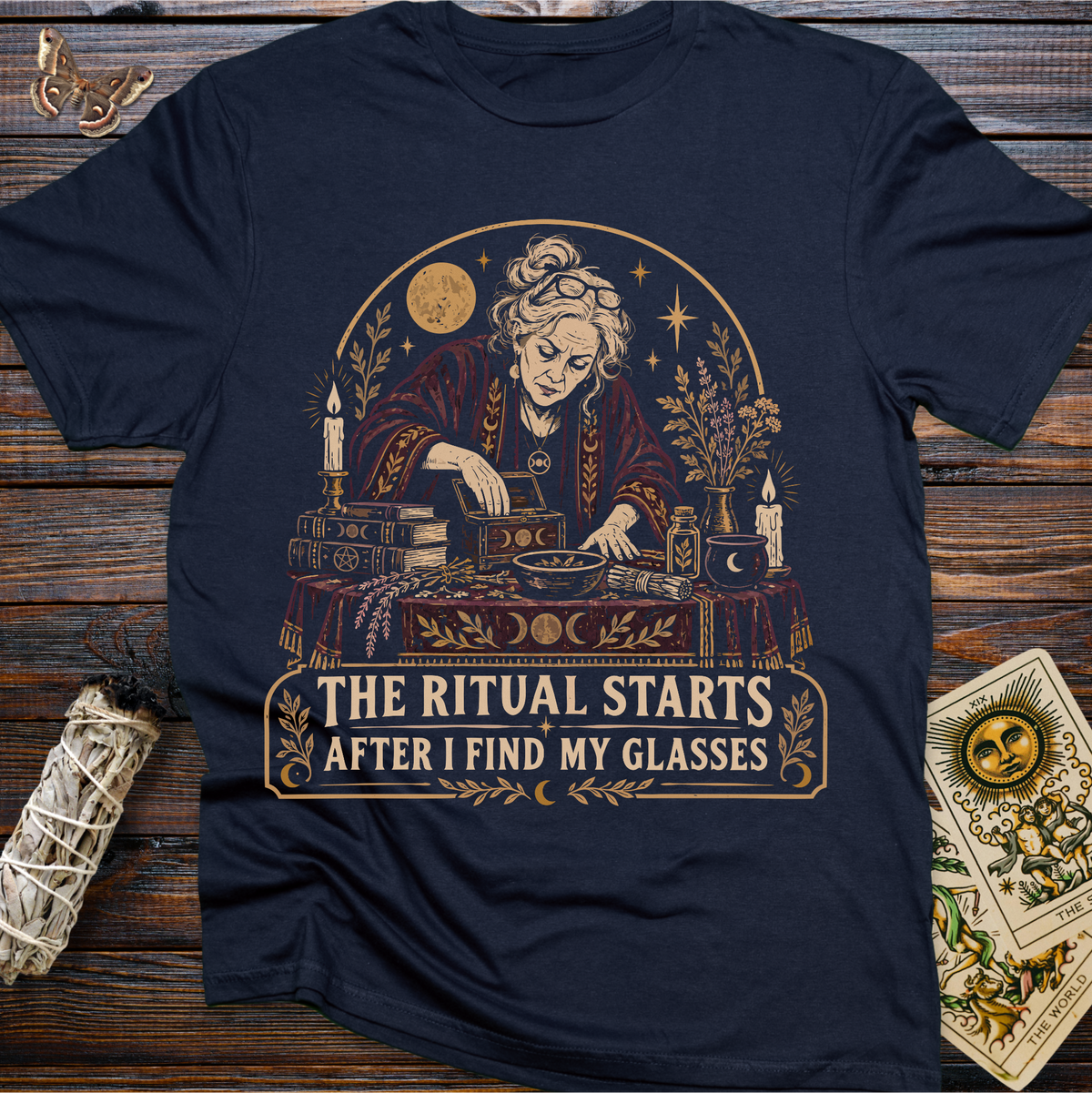 The Ritual Starts After I Find My Glasses T-Shirt