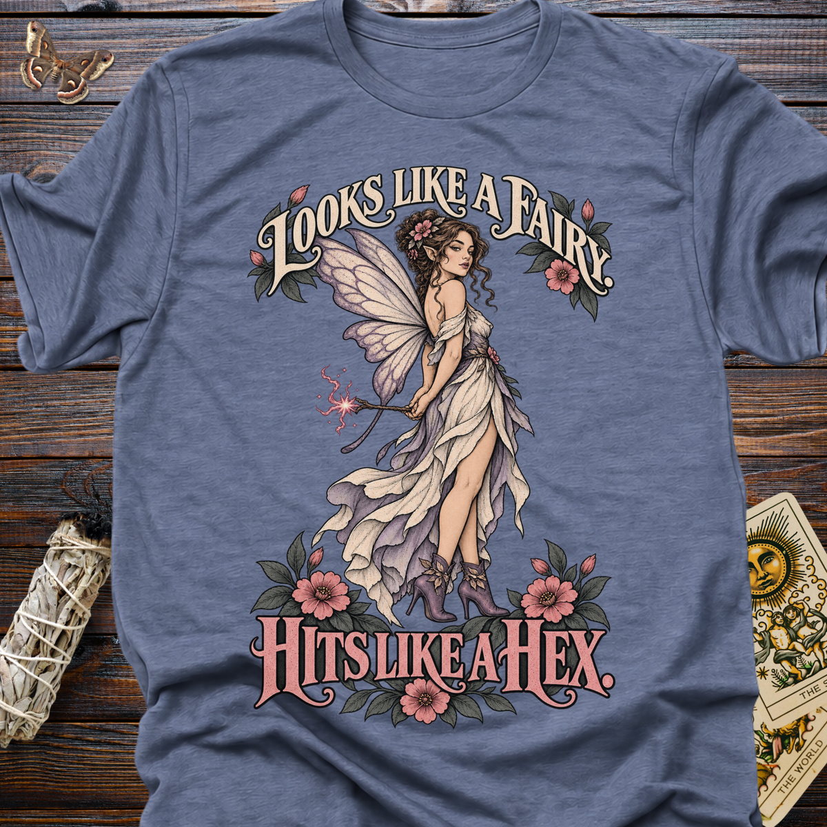 Looks Like A Fairy Hits Like A Hex T-Shirt