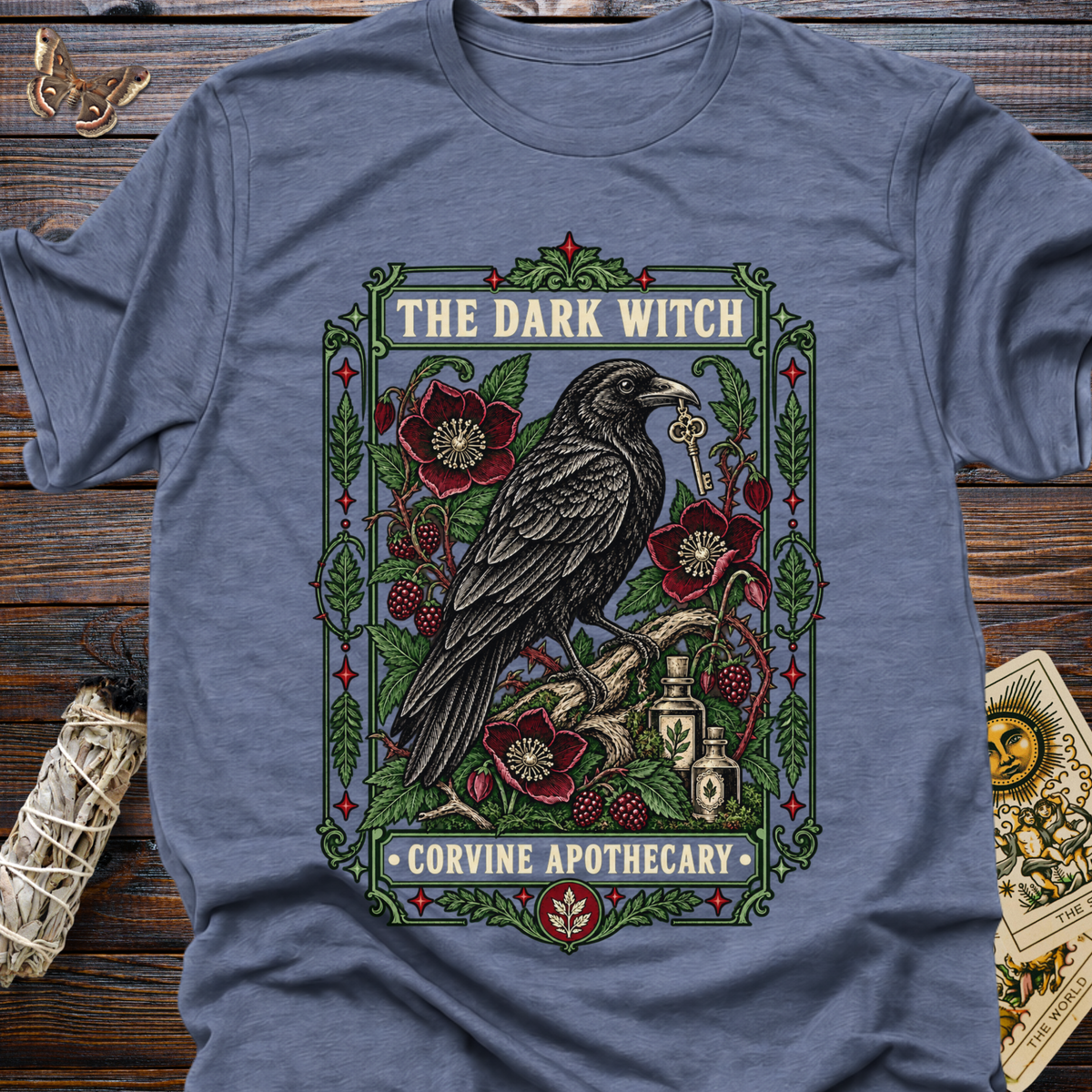 The Dark Witch Corvine Apothecary T-Shirt