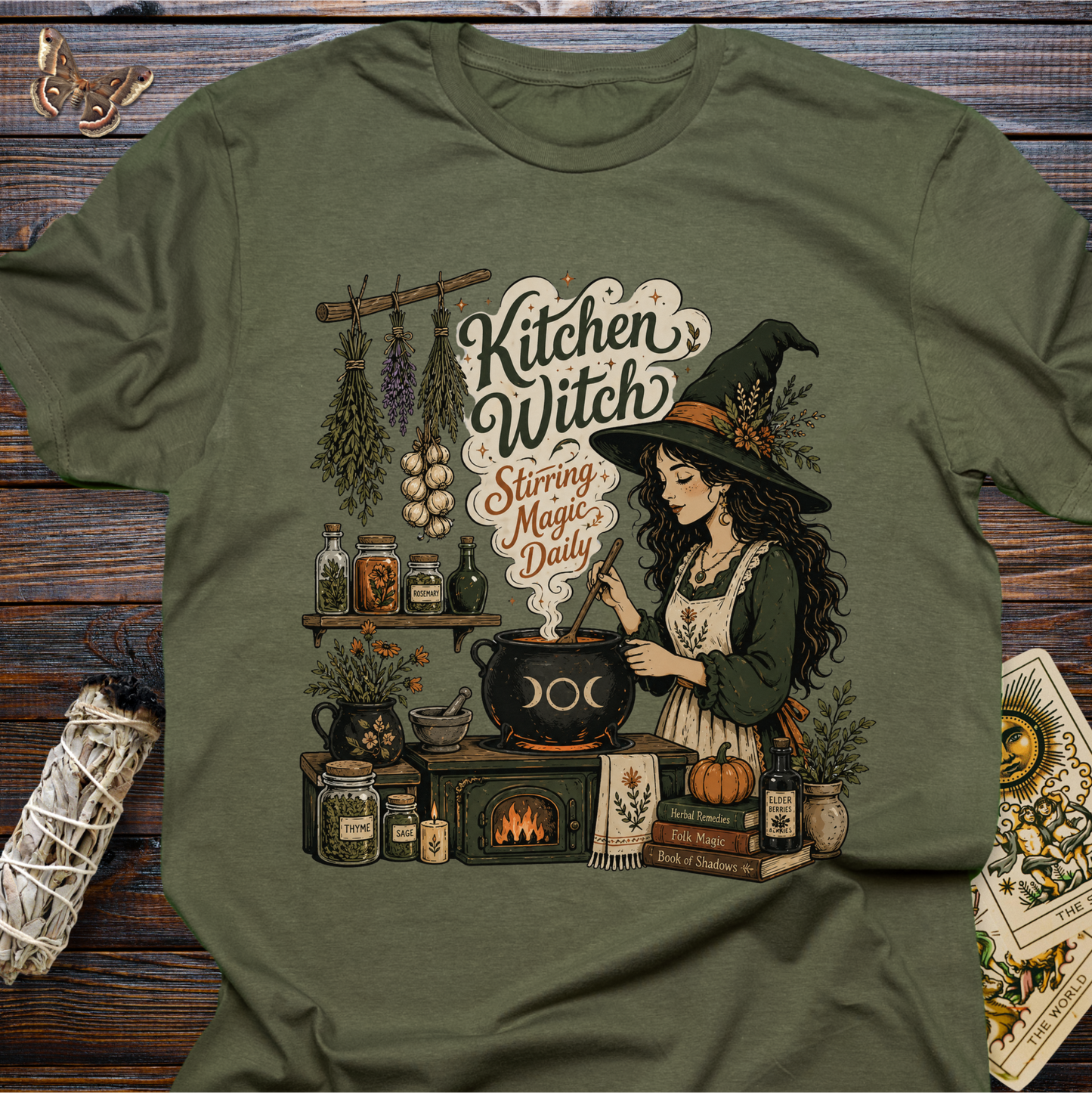 Kitchen Witch Stirring Magic Daily