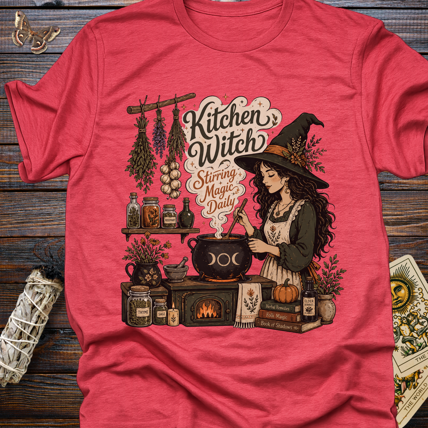 Kitchen Witch Stirring Magic Daily