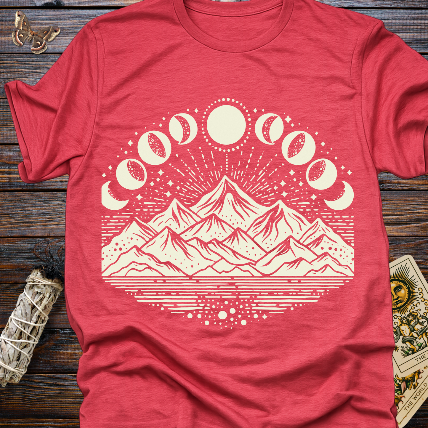 Moon Phases over Mountains