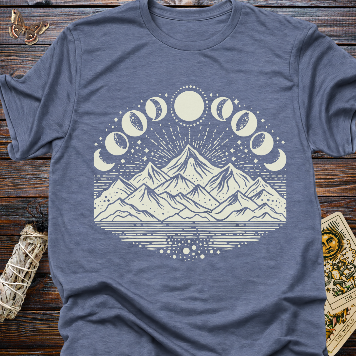 Moon Phases over Mountains