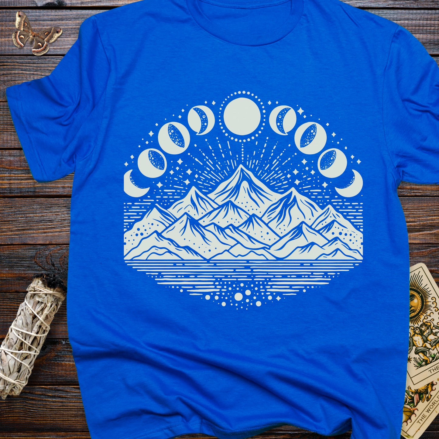 Moon Phases over Mountains