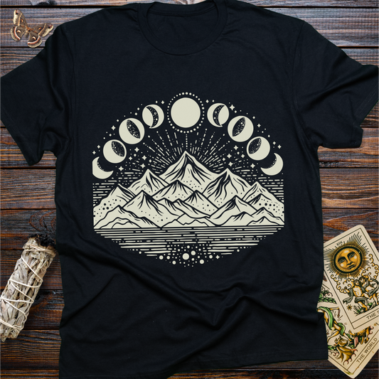 Moon Phases over Mountains