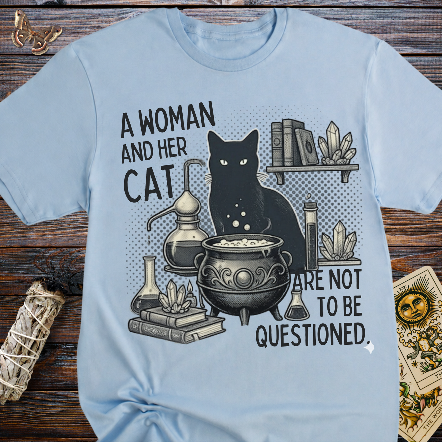 A Woman and Her Cat Are Not to be Questioned