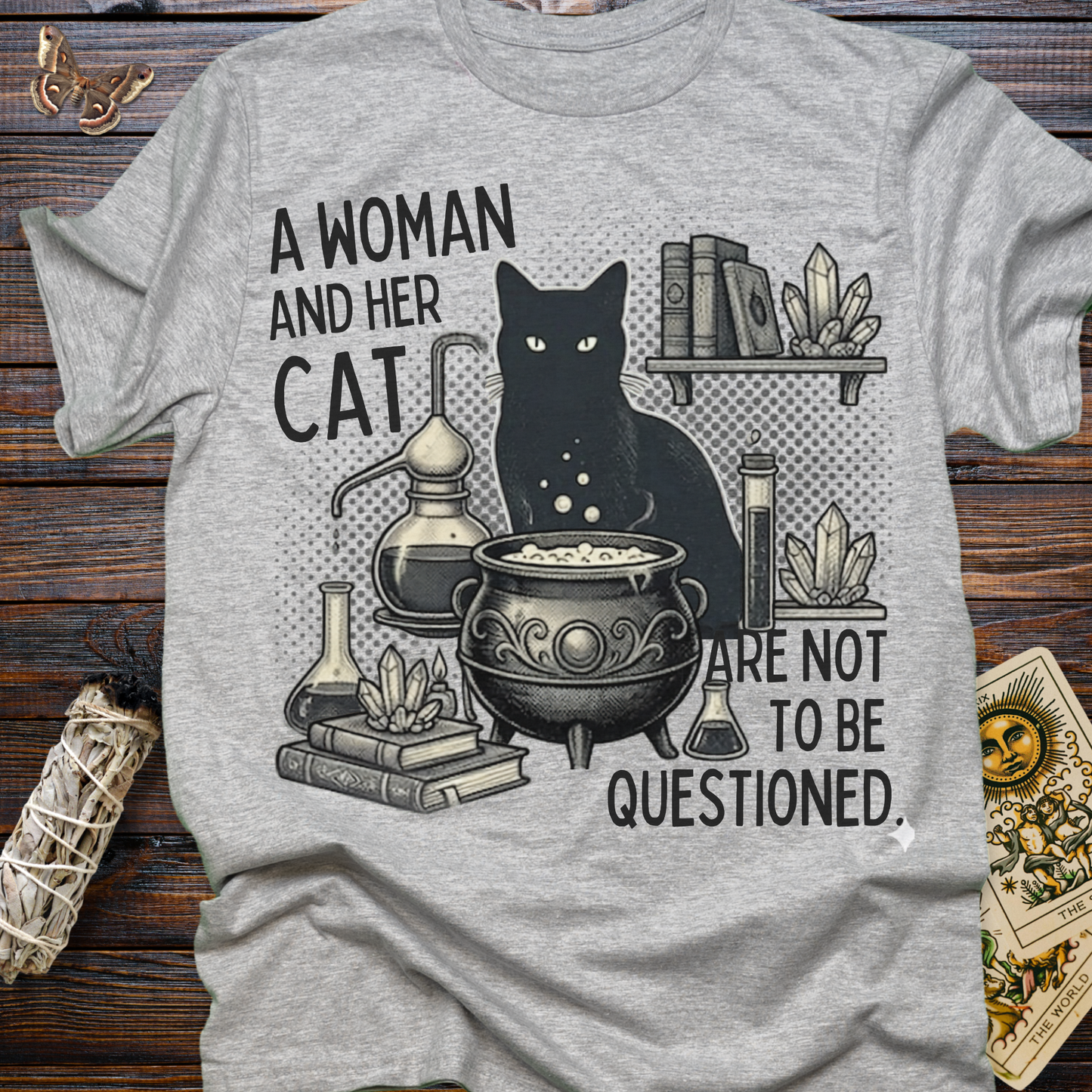 A Woman and Her Cat Are Not to be Questioned