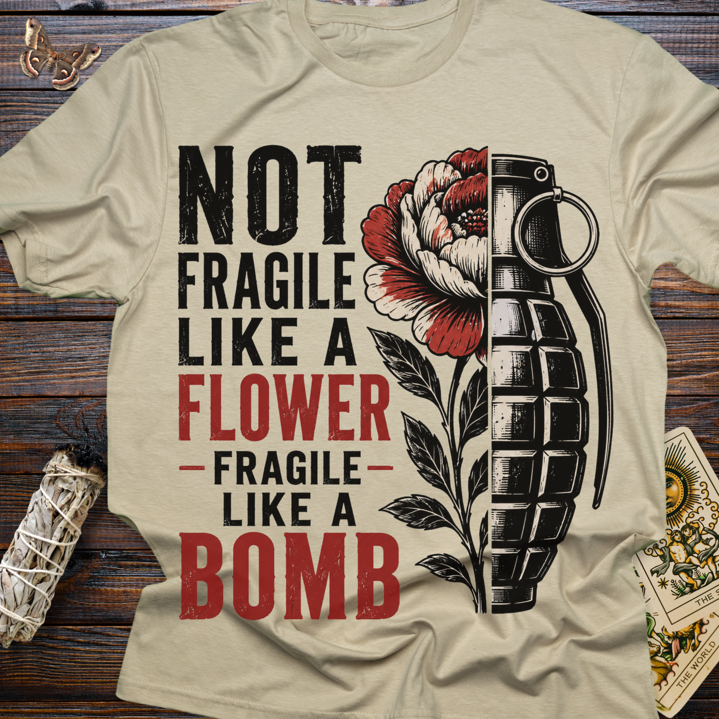 Not Fragile Like A Flower Fragile Like A Bomb