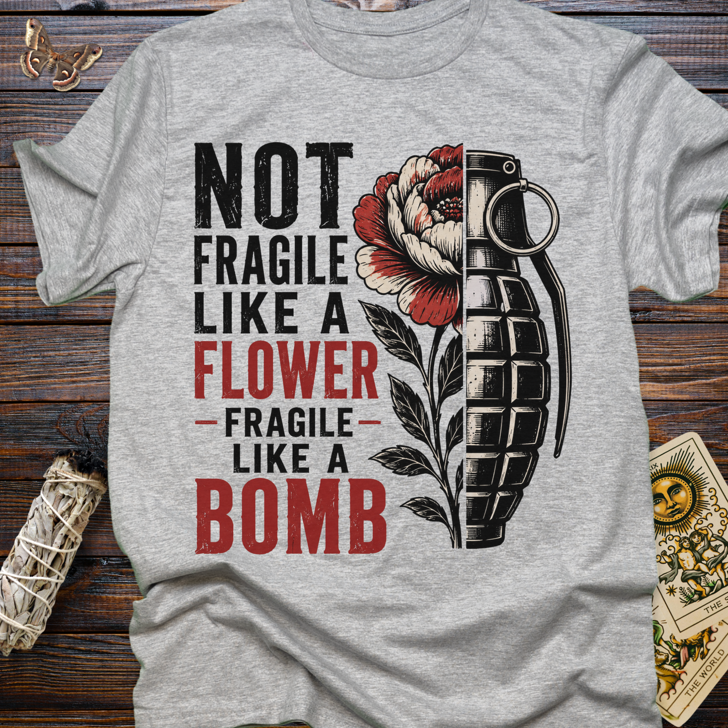 Not Fragile Like A Flower Fragile Like A Bomb