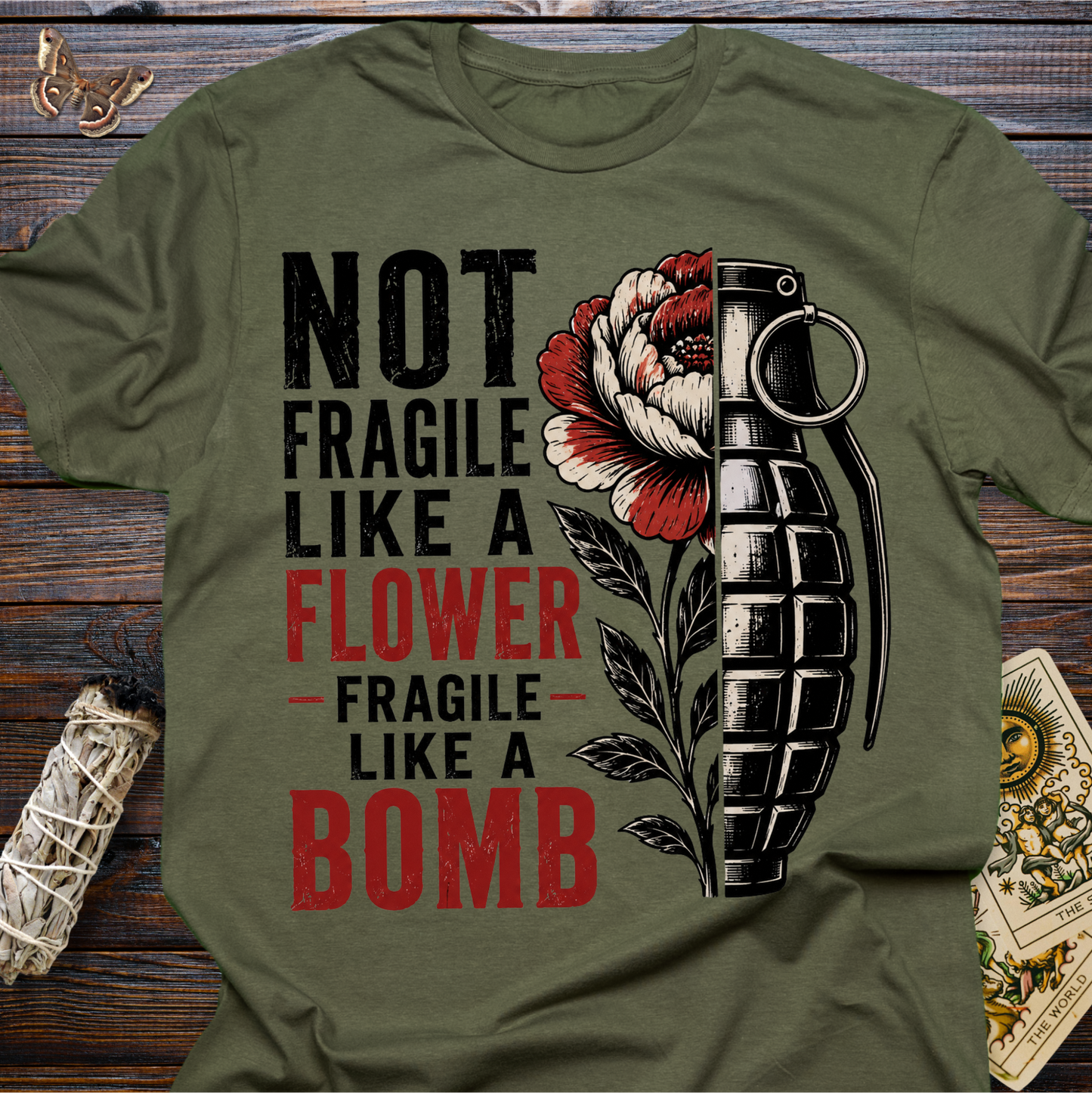 Not Fragile Like A Flower Fragile Like A Bomb