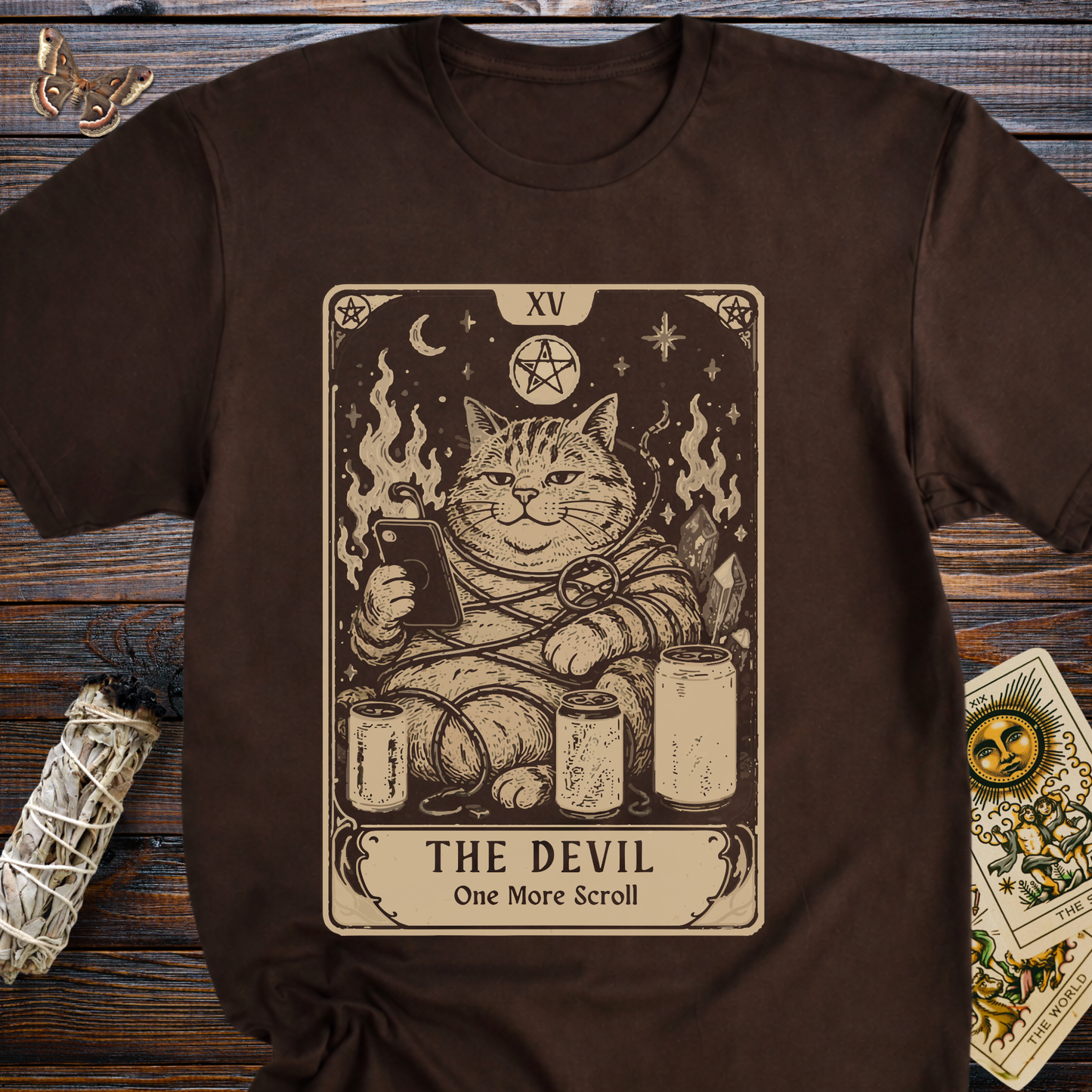 The Devil Tarot Card One More Scroll