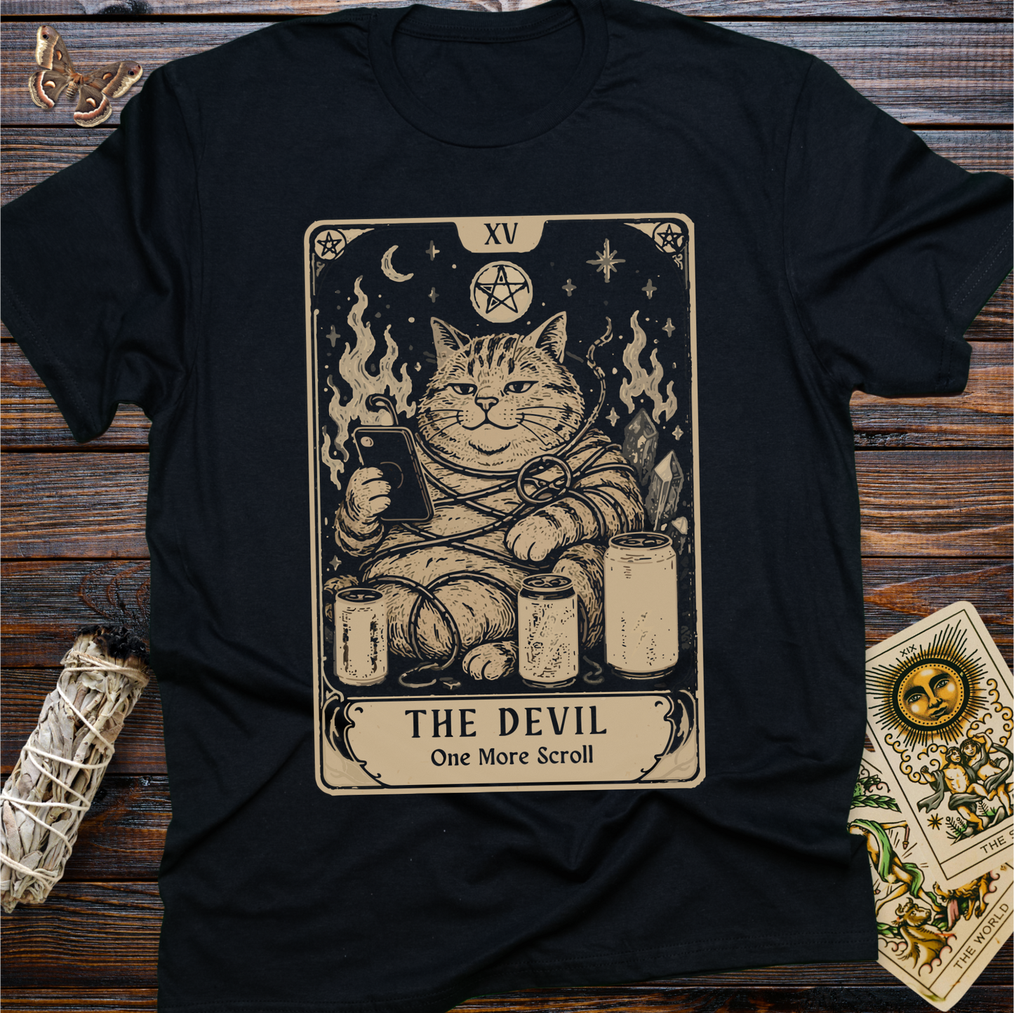 The Devil Tarot Card One More Scroll