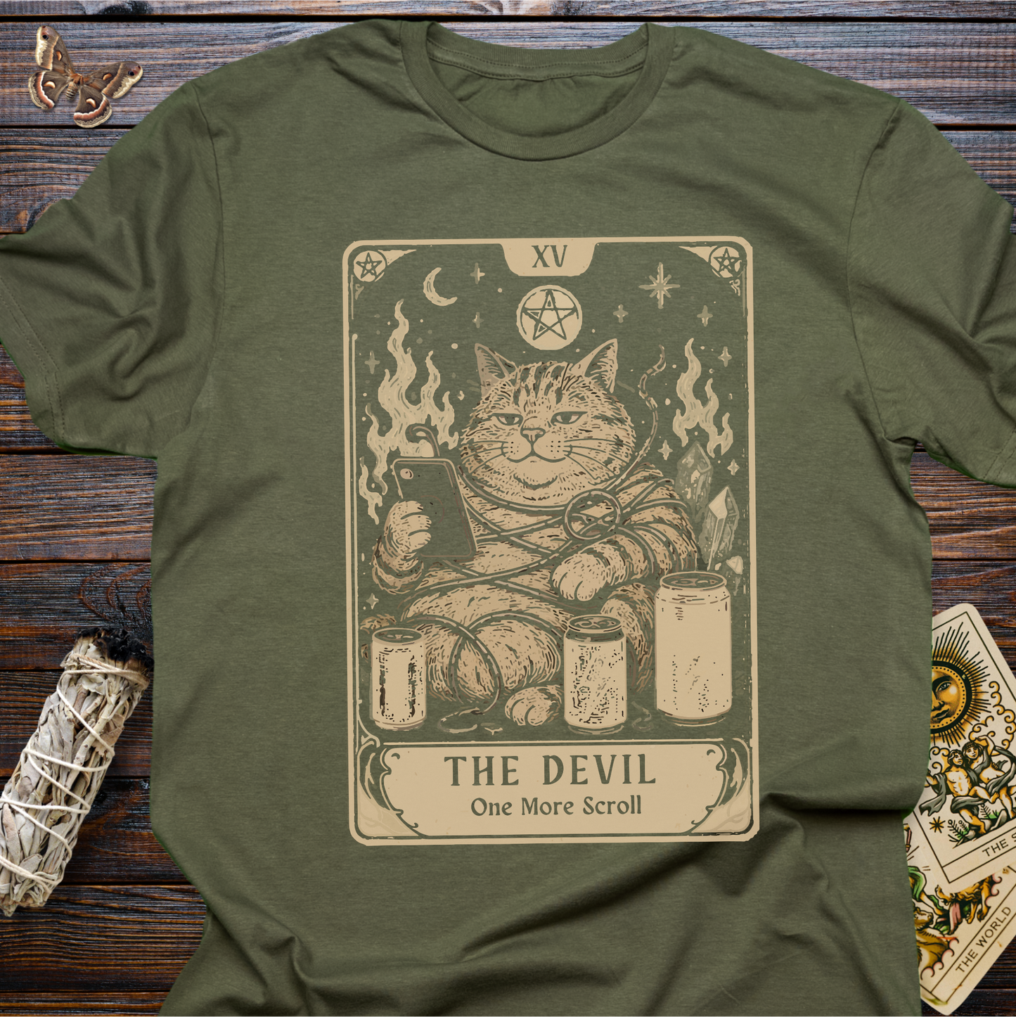 The Devil Tarot Card One More Scroll