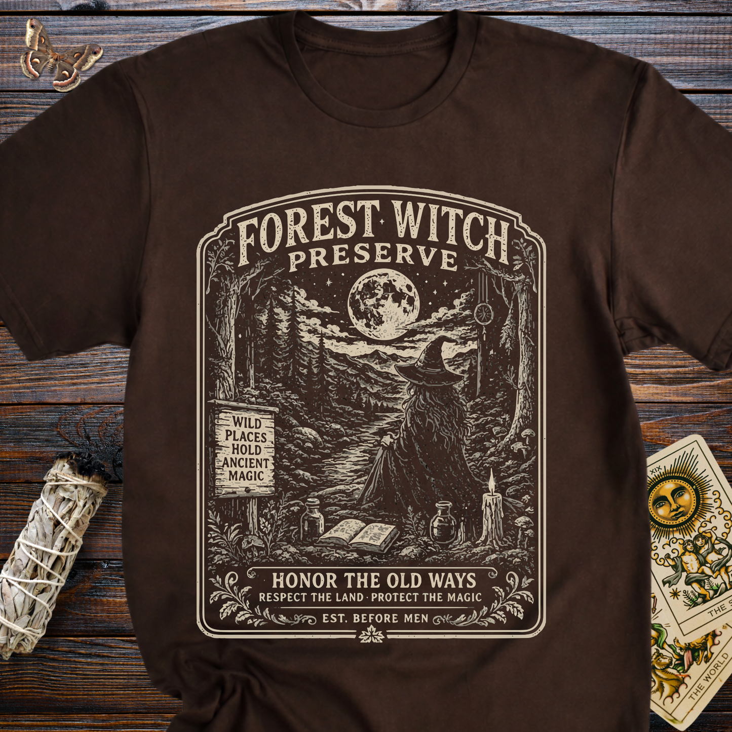 Forest Witch Preserve T-Shirt | Nature Witch Graphic Tee