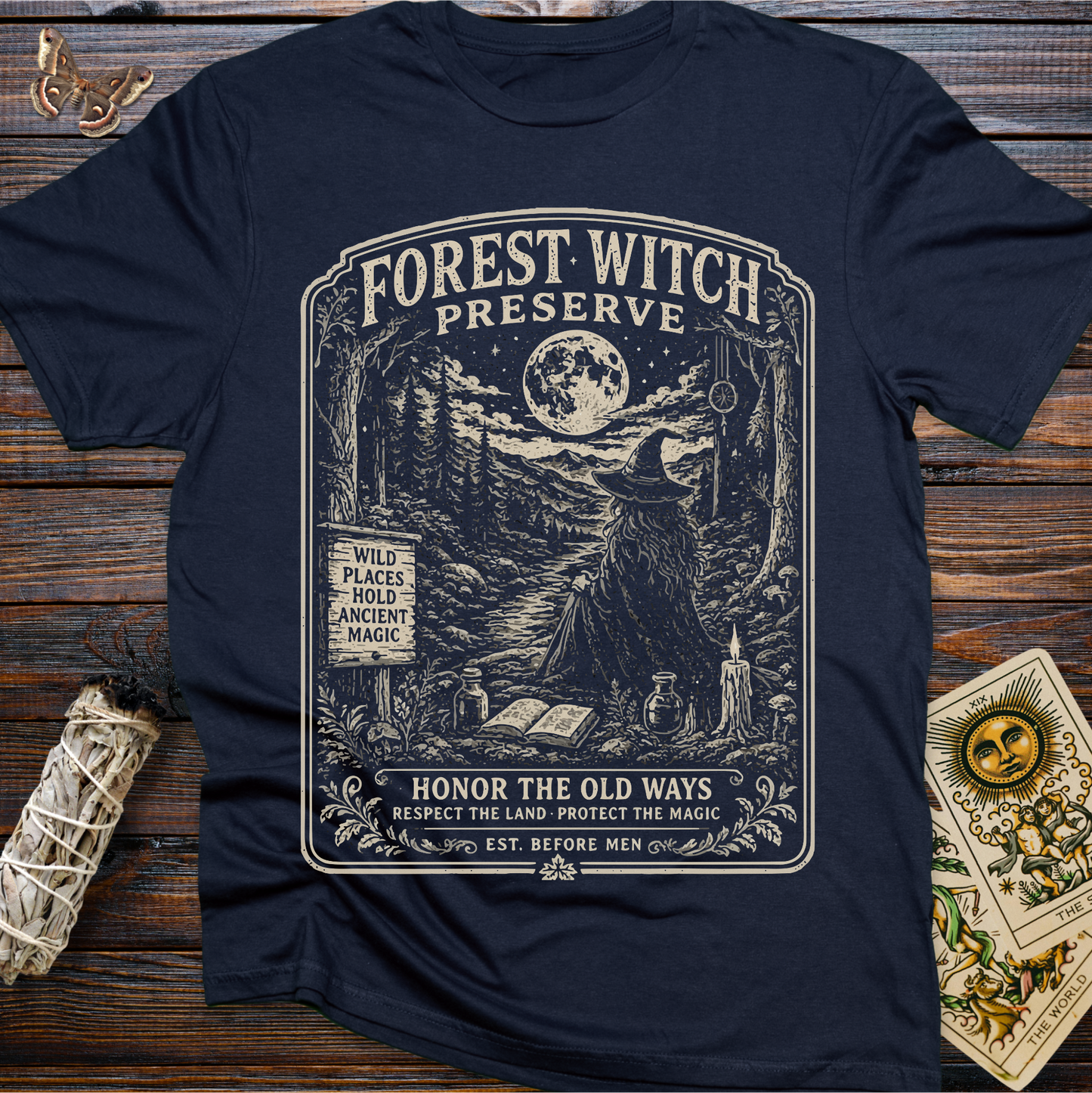 Forest Witch Preserve T-Shirt | Nature Witch Graphic Tee