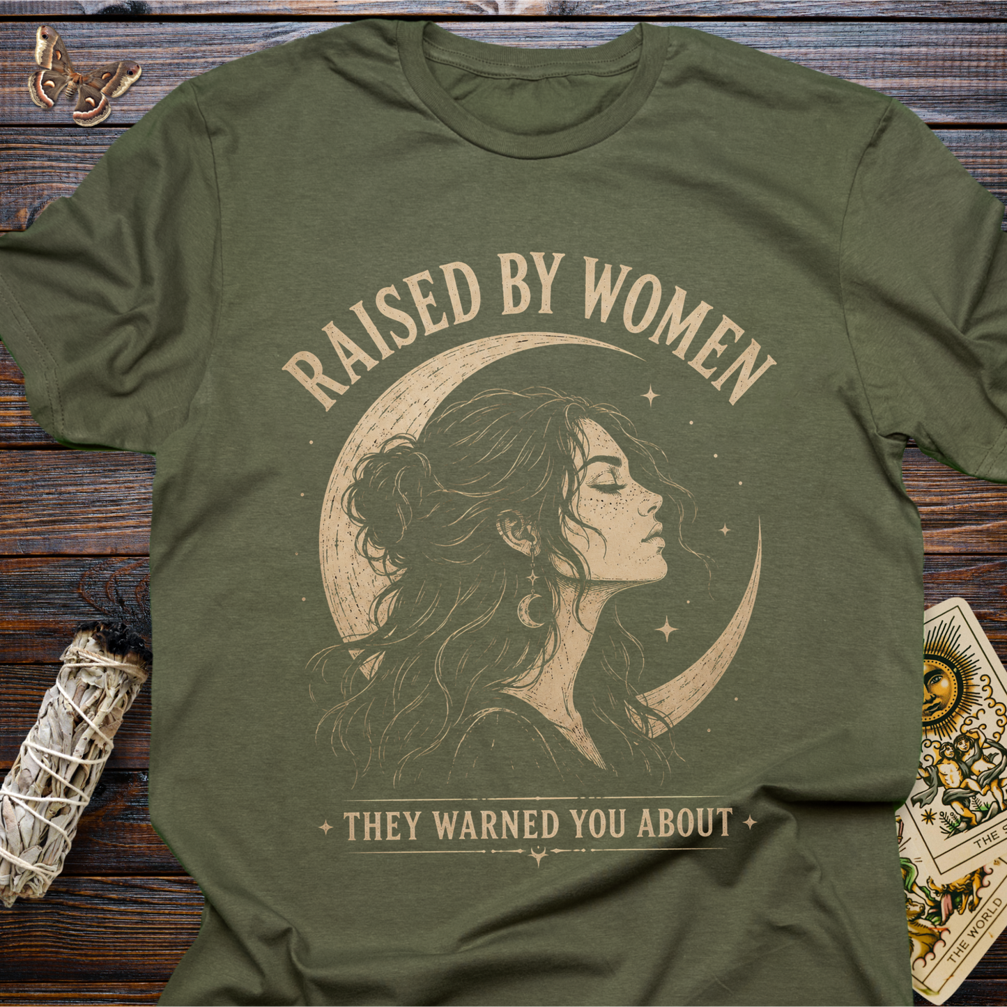 Raised by Women They Warned You About Shirt | Witchy Feminine Graphic Tee