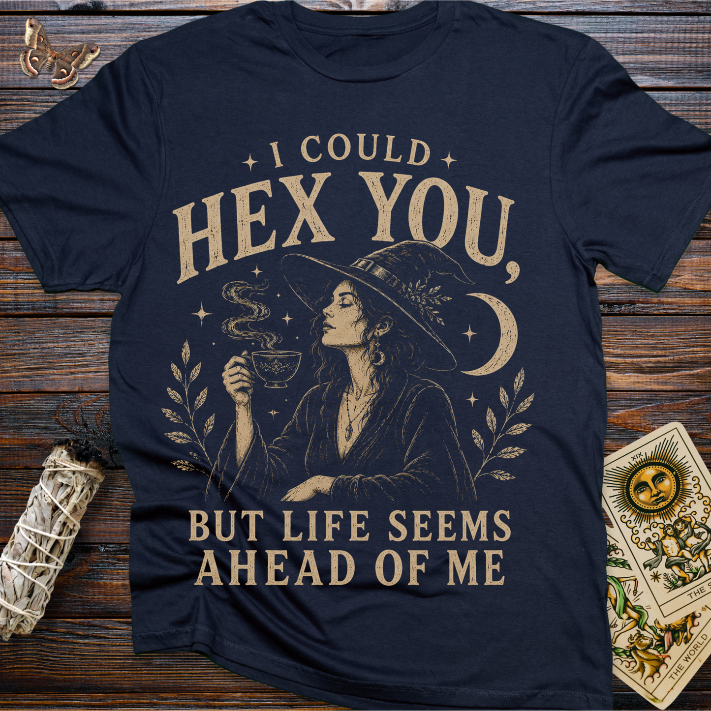 I Could Hex You But Life Seems Ahead of Me Shirt | Funny Witch Tee