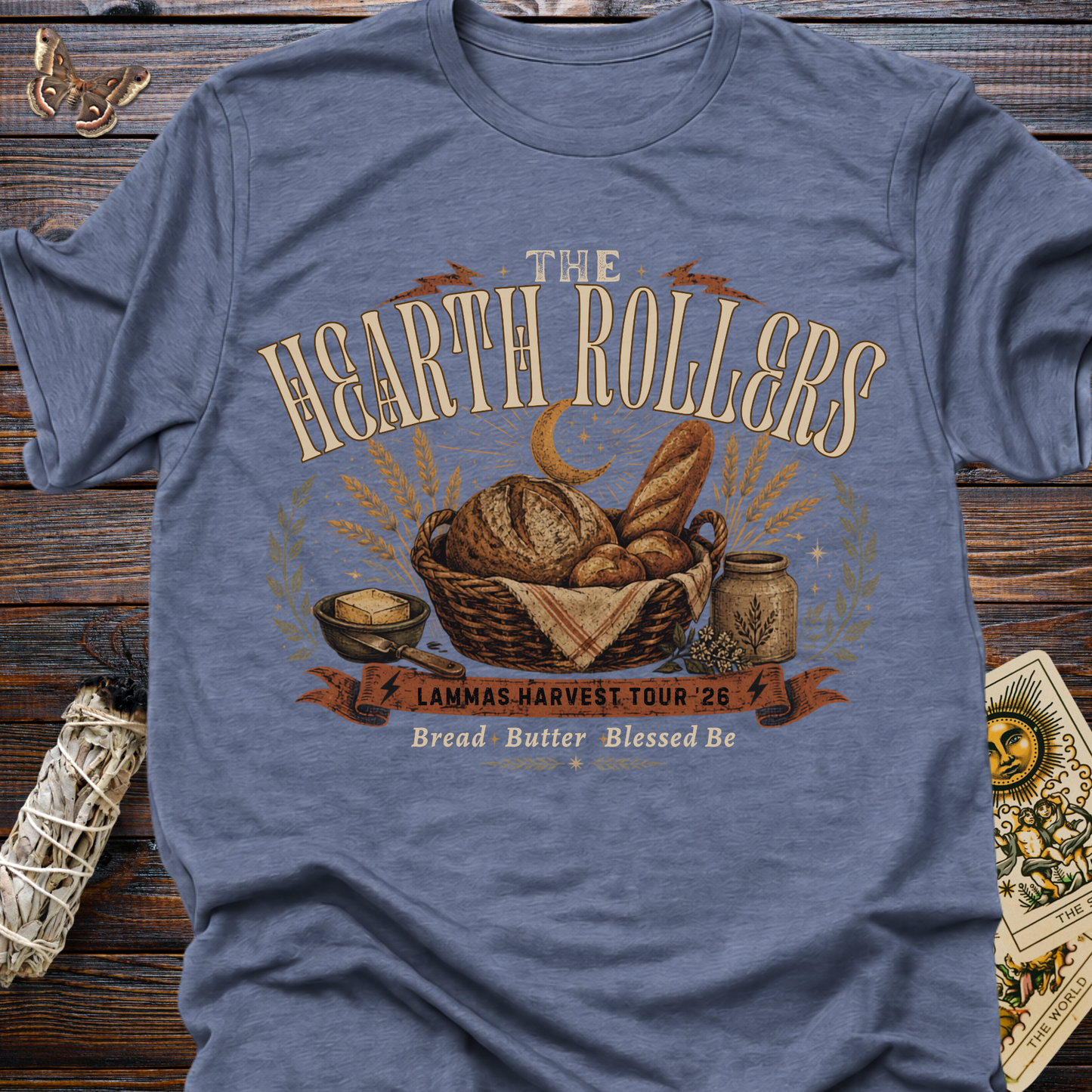 The Hearth Rollers Shirt | Lammas Harvest Bread Lover Tee