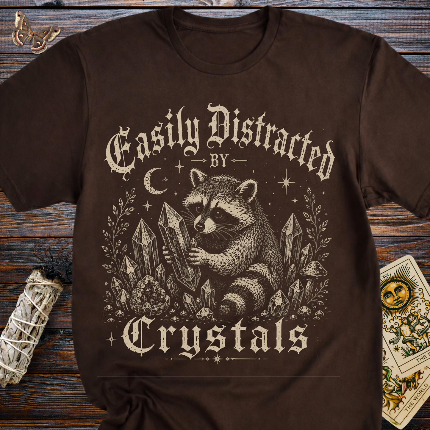 Easily Distracted By Crystals T-Shirt