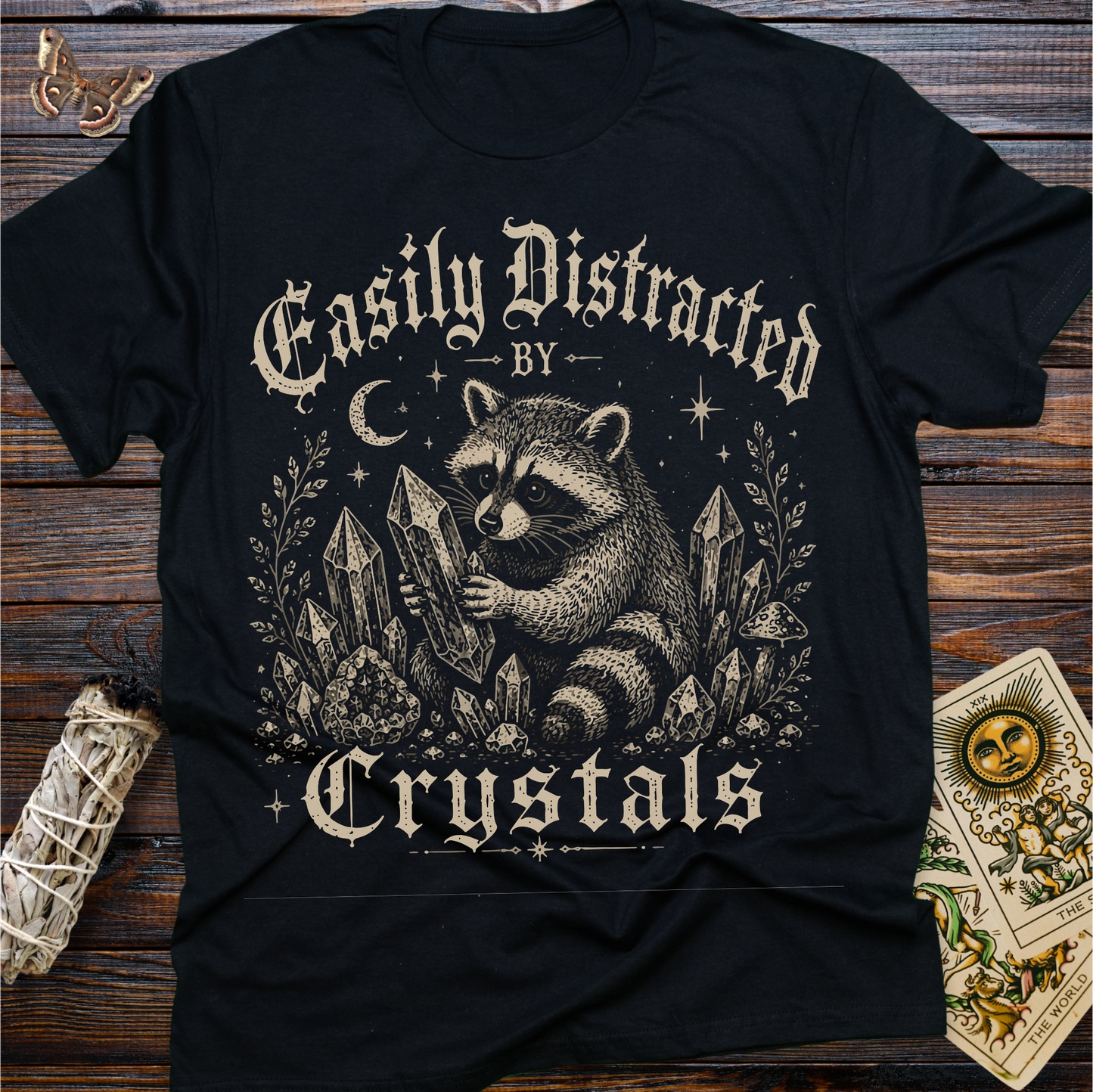 Easily Distracted By Crystals T-Shirt