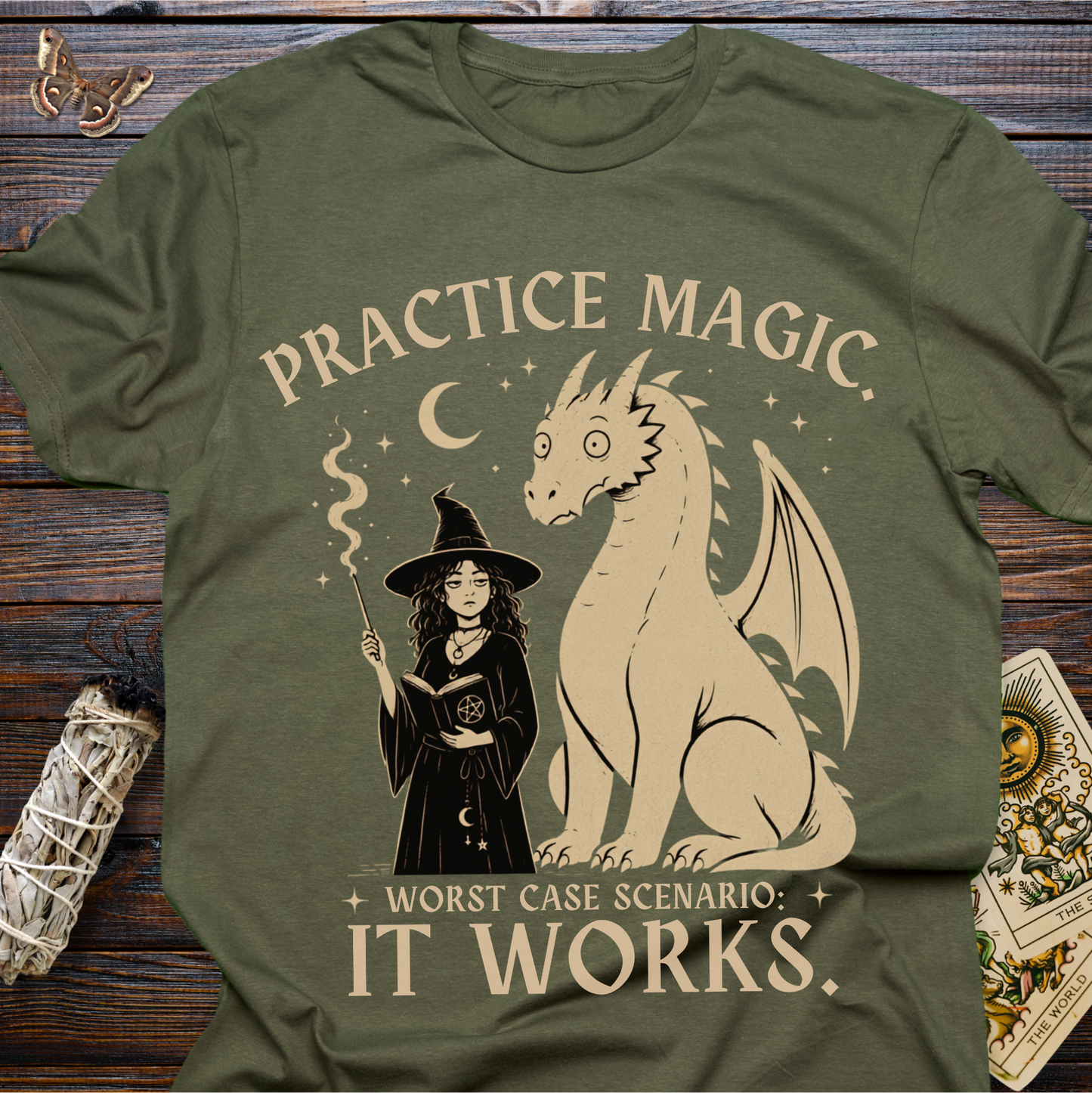 Practice Magic. Worst Case Scenario: It Works T-Shirt