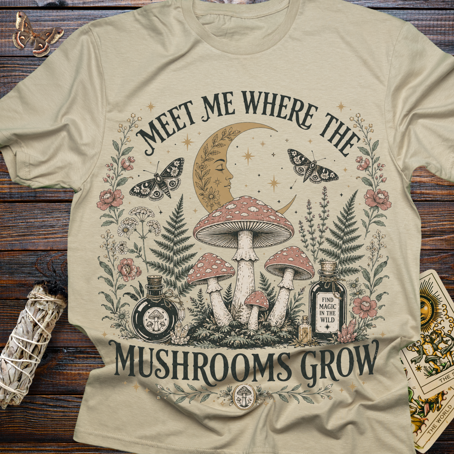 Meet Me Where the Mushrooms Grow T-Shirt