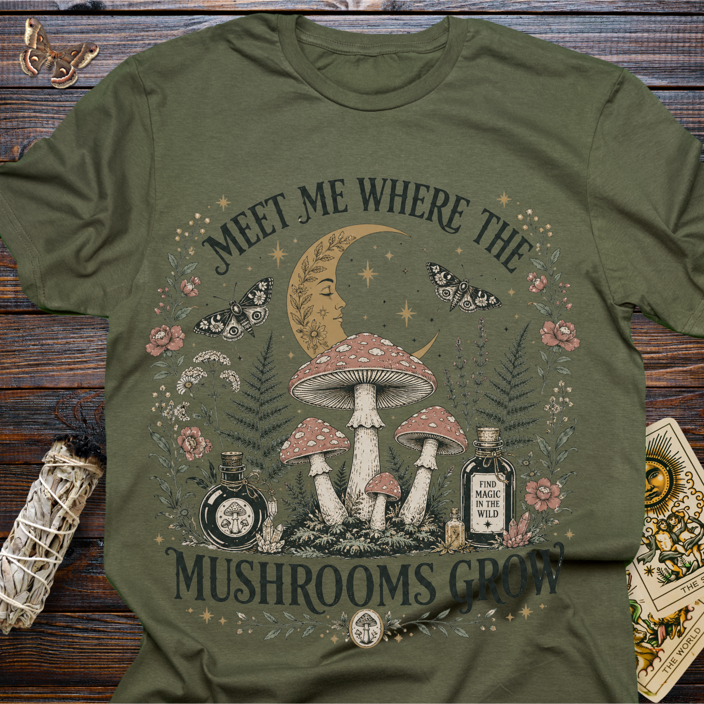 Meet Me Where the Mushrooms Grow T-Shirt