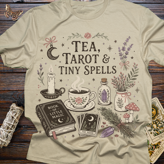 Tea, Tarot & Tiny Spells T-Shirt