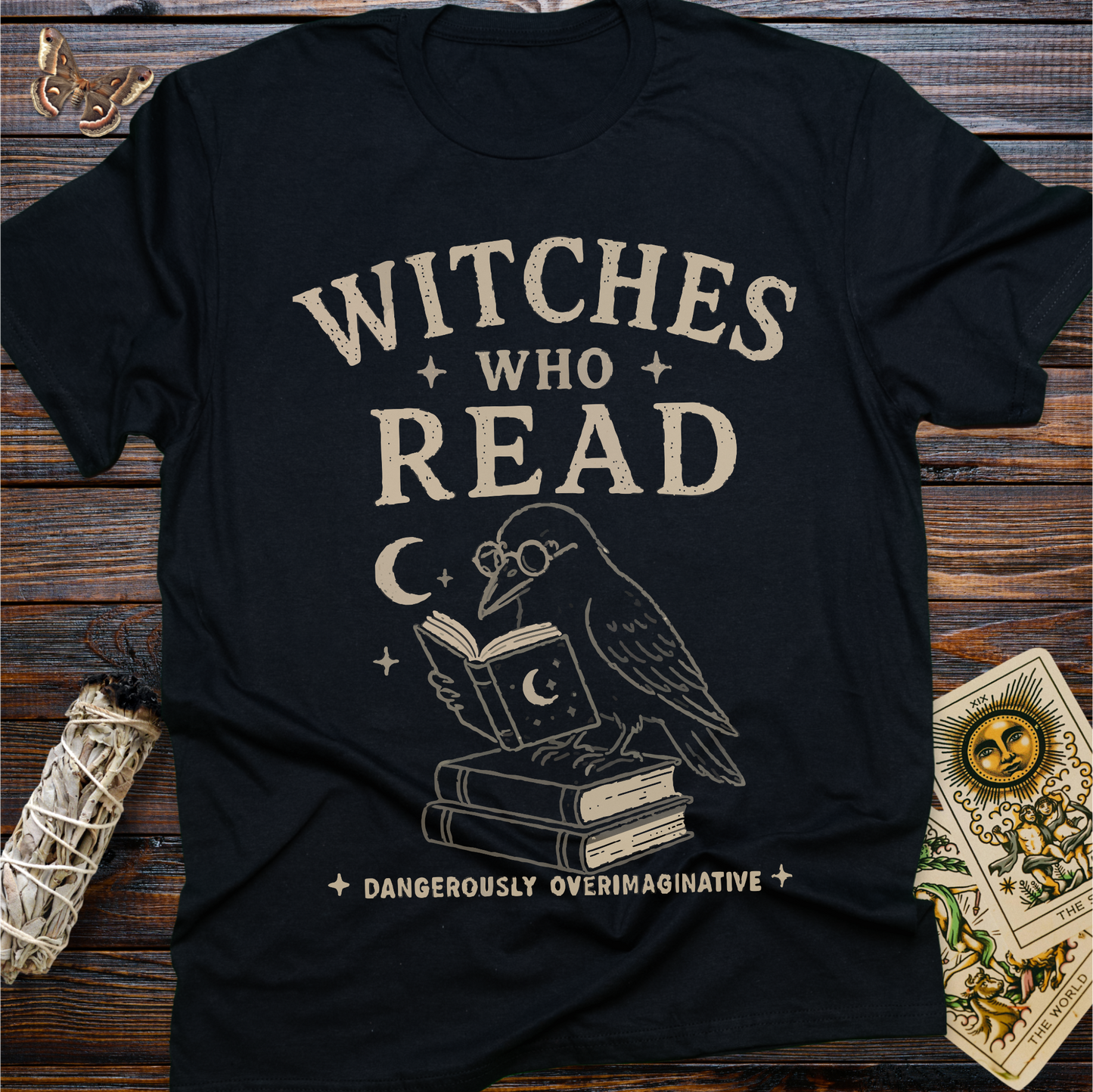 Witches Who Read: Dangerously Imaginative T-Shirt