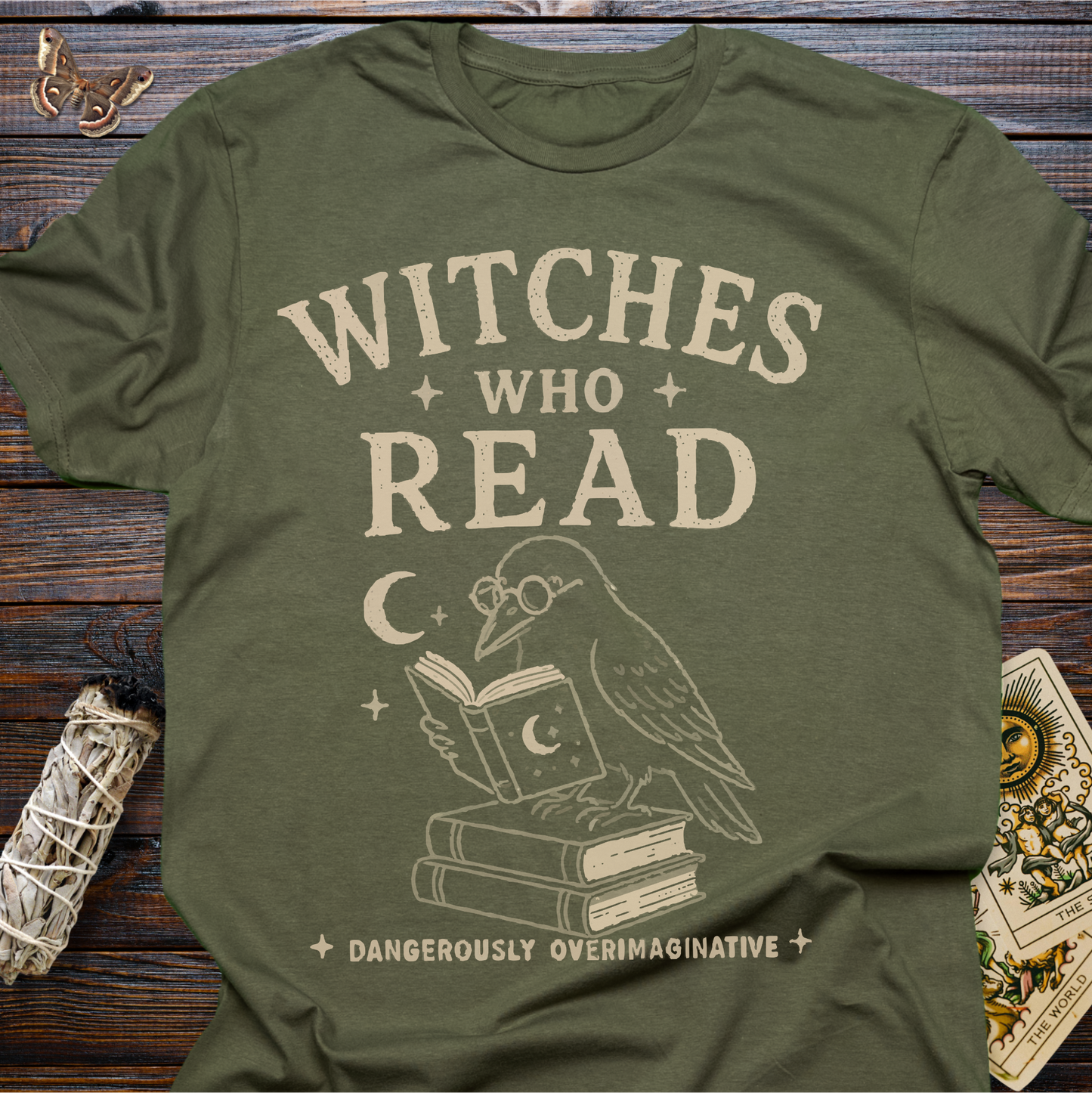 Witches Who Read: Dangerously Imaginative T-Shirt