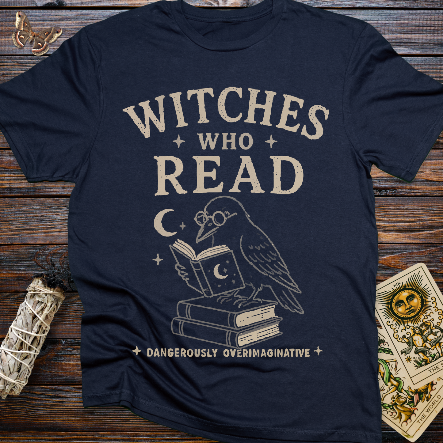 Witches Who Read: Dangerously Imaginative T-Shirt
