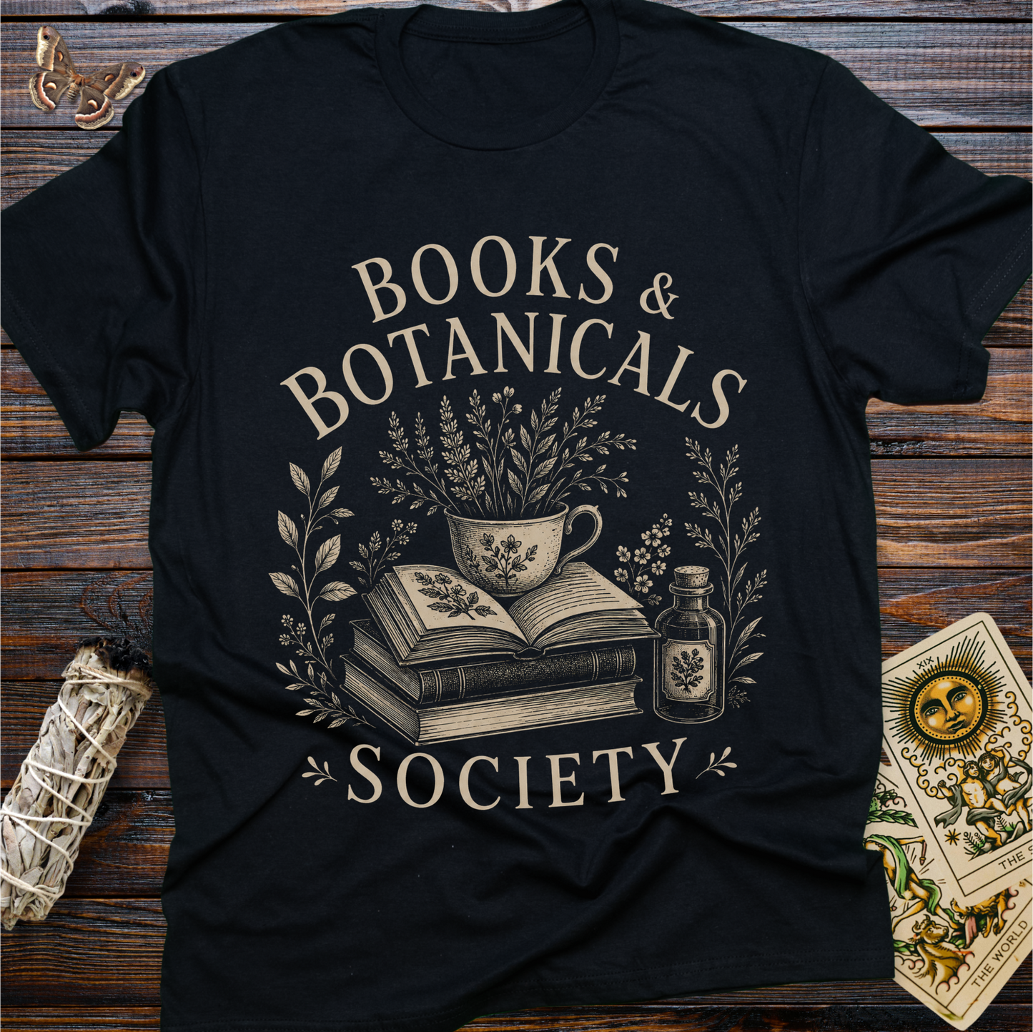 Books & Botanicals Society T-Shirt
