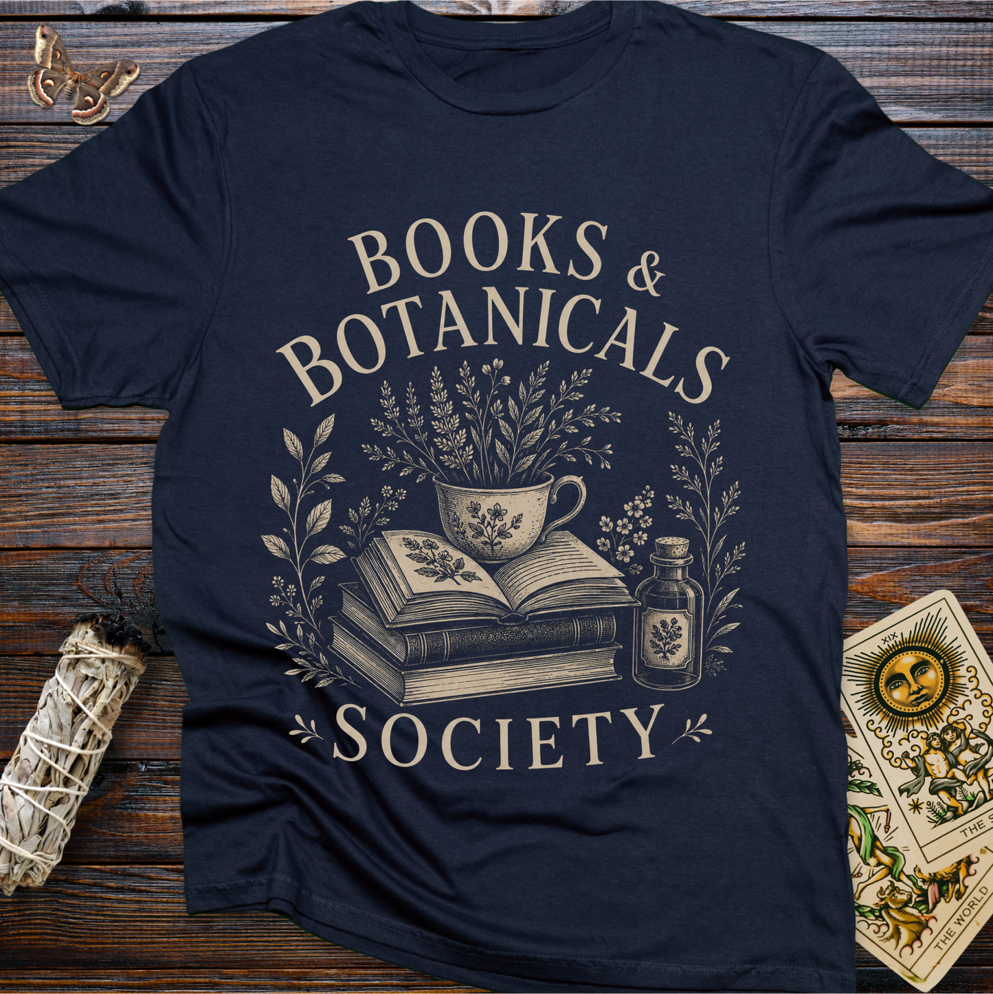 Books & Botanicals Society T-Shirt
