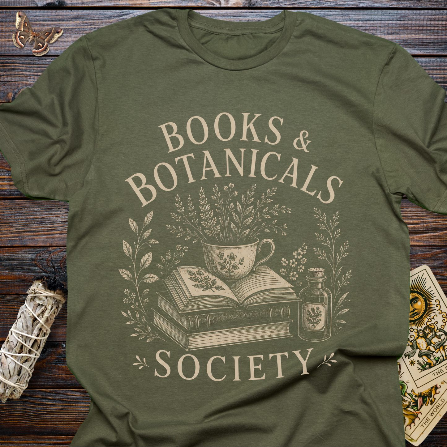 Books & Botanicals Society T-Shirt