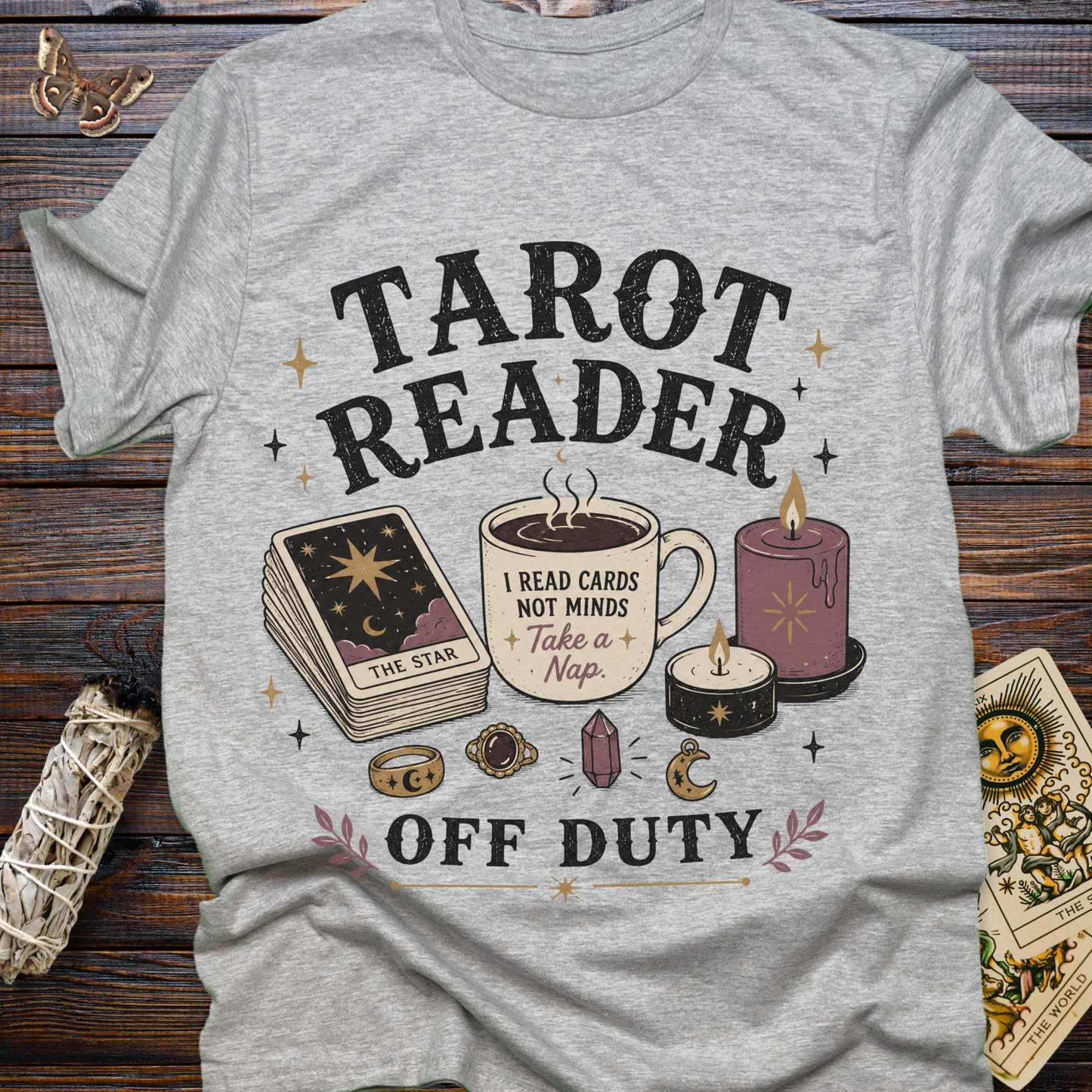 Tarot Reader Off Duty T-Shirt