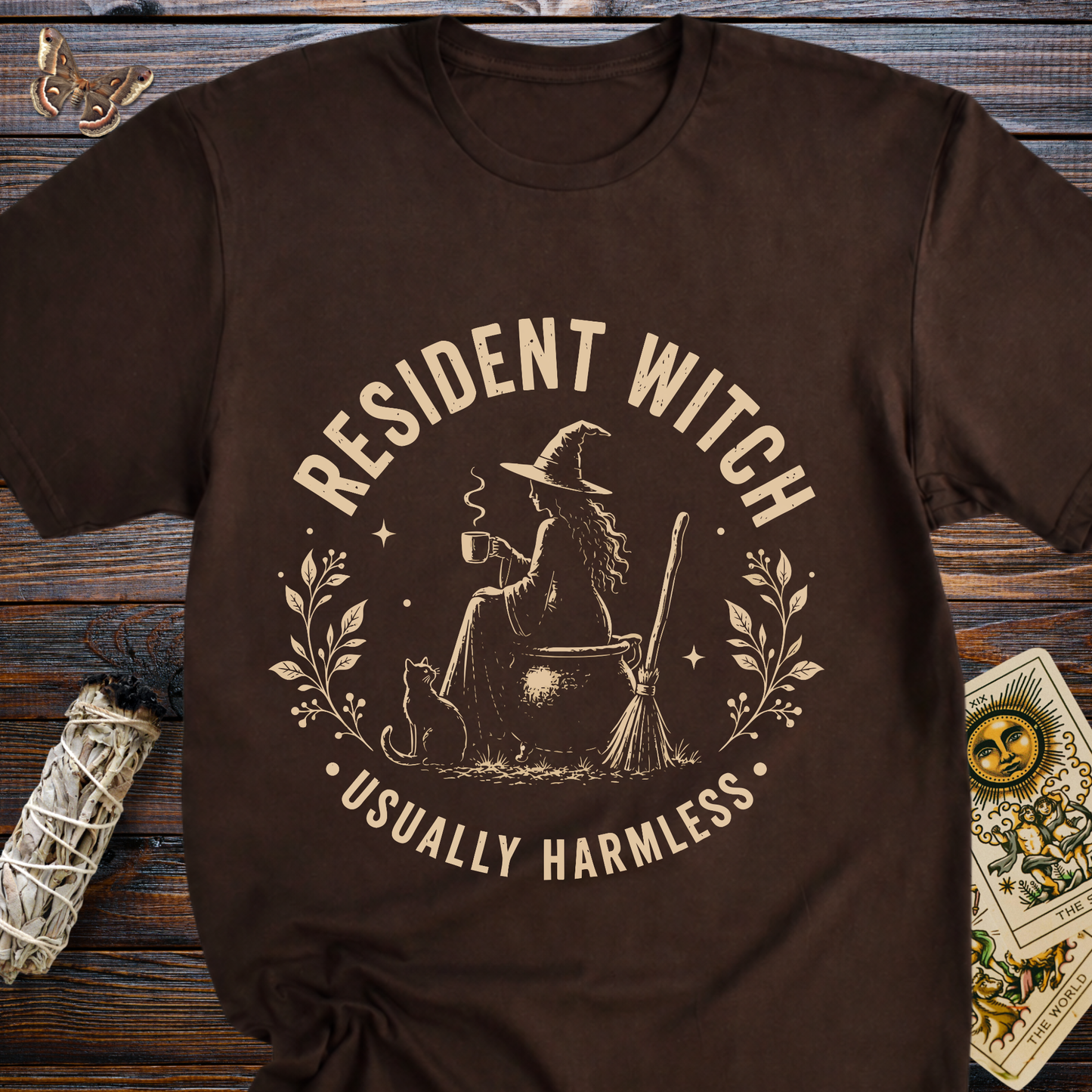Resident Witch Usually Harmless T-Shirt
