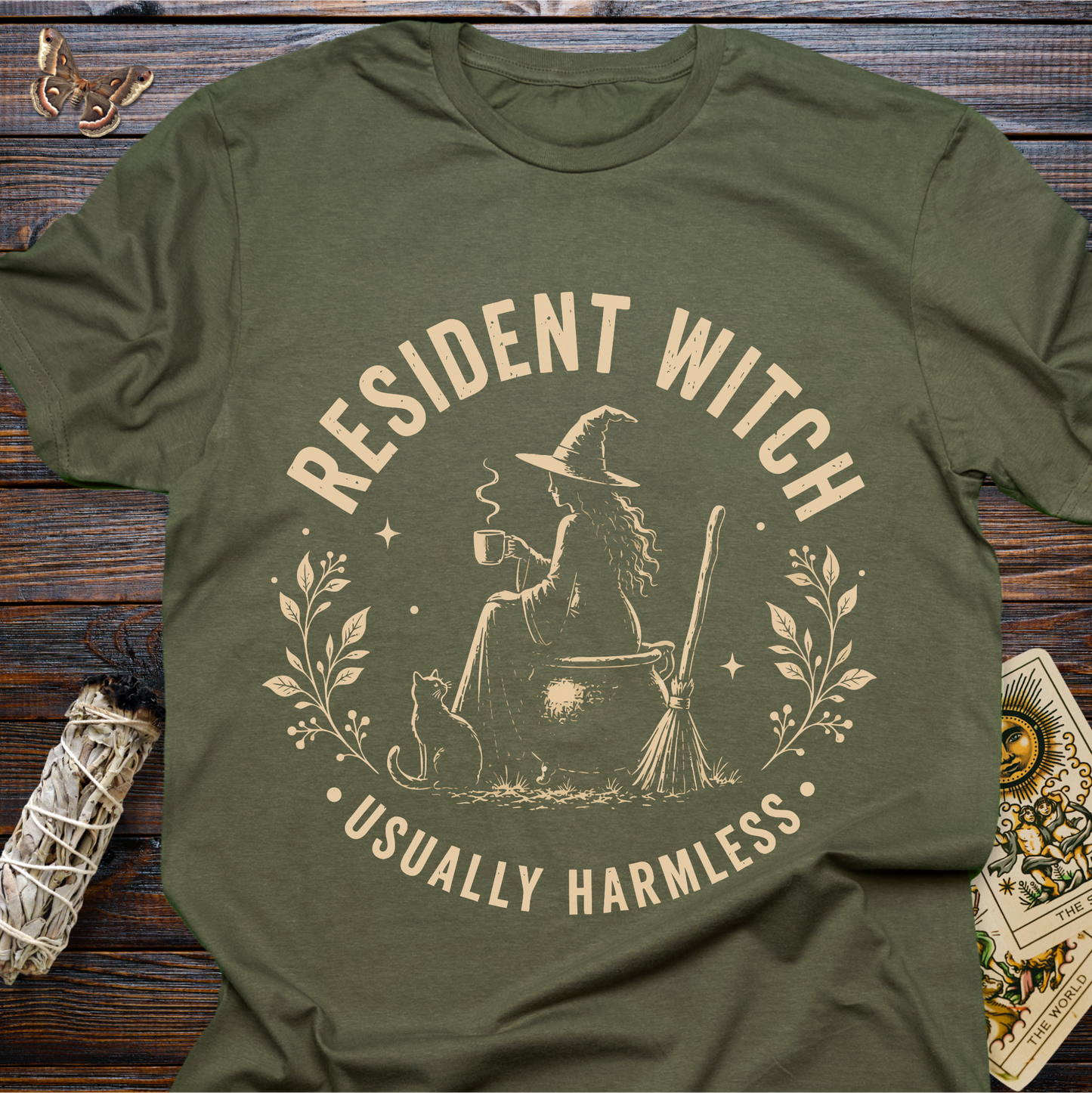 Resident Witch Usually Harmless T-Shirt