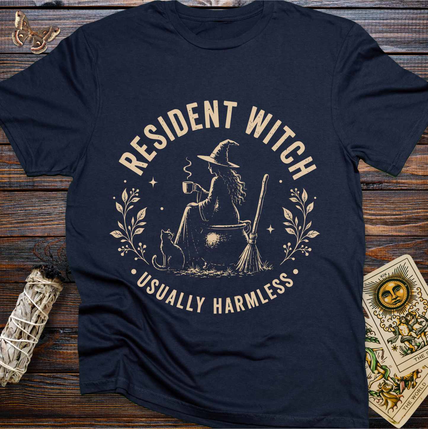 Resident Witch Usually Harmless T-Shirt