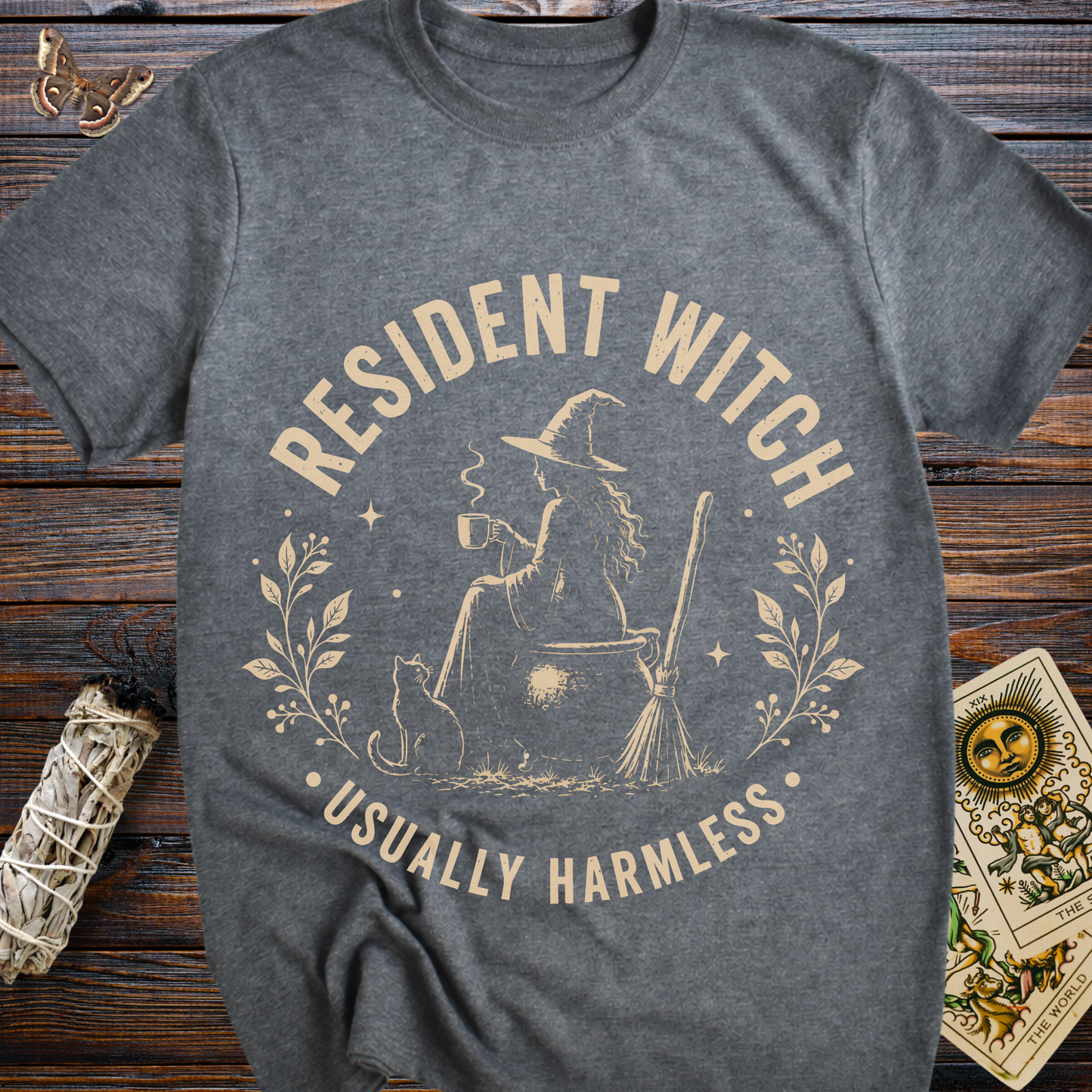 Resident Witch Usually Harmless T-Shirt