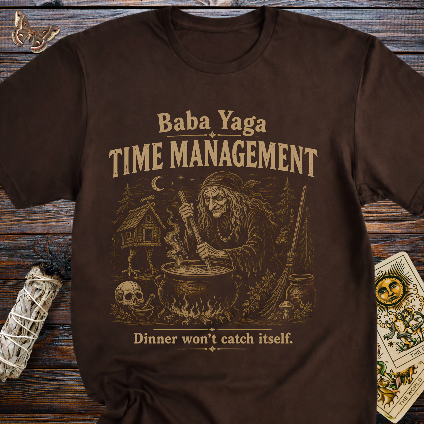 Baba Yaga Time Management T-Shirt