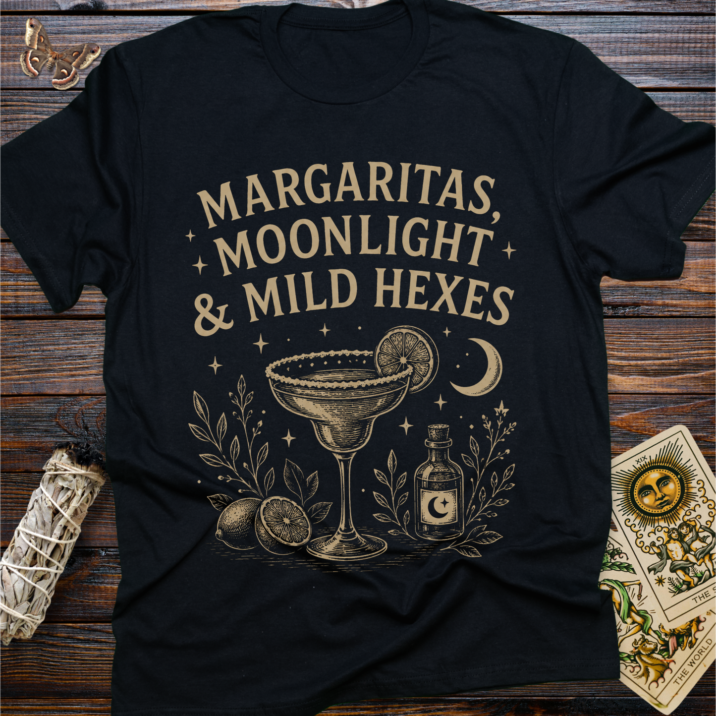 Margaritas, Moonlight, & Mild Hexes T-Shirt