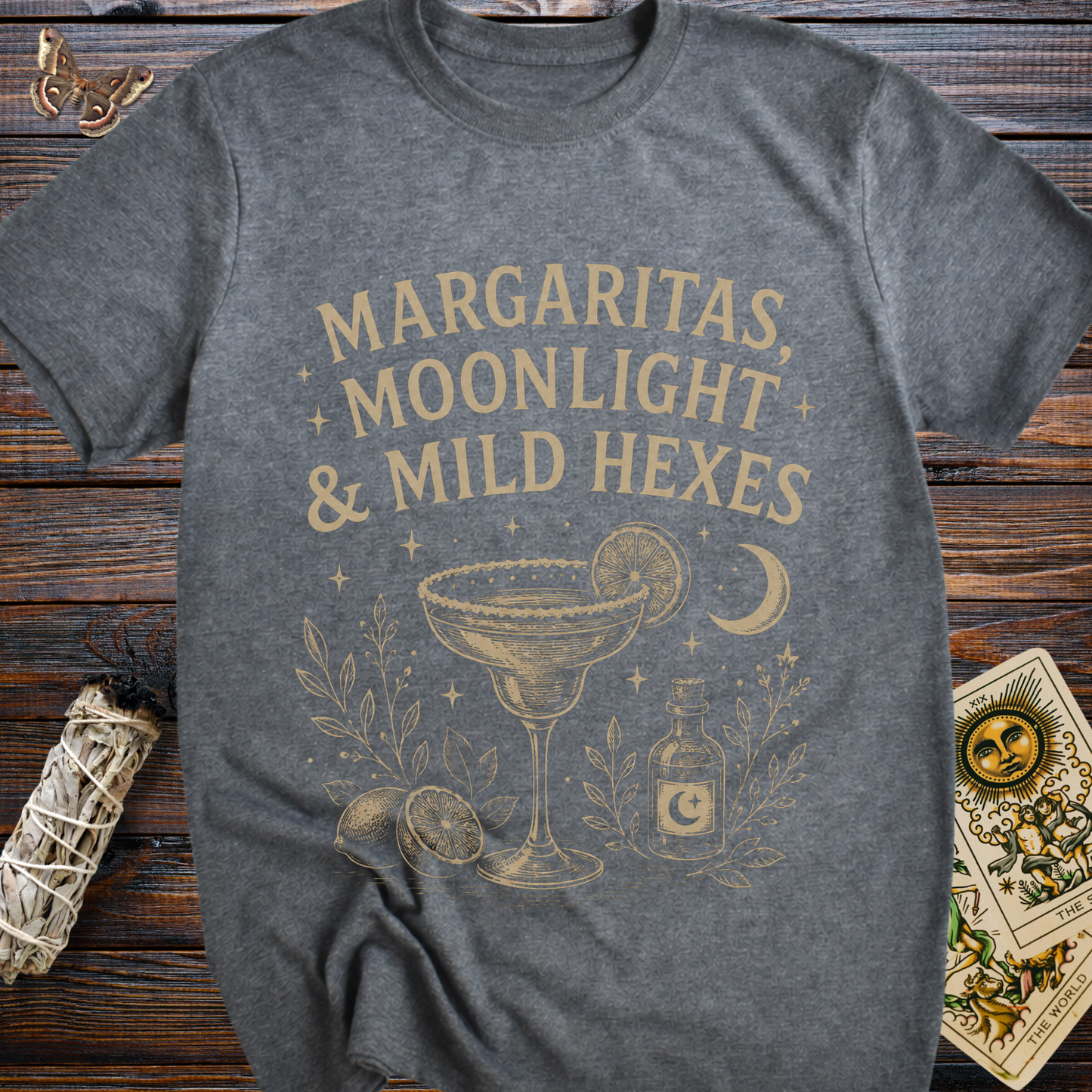 Margaritas, Moonlight, & Mild Hexes T-Shirt