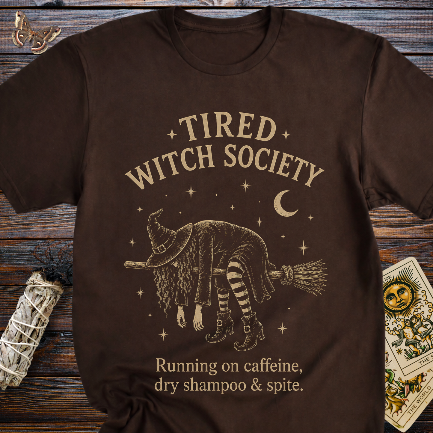 Tired Witch Society T-Shirt